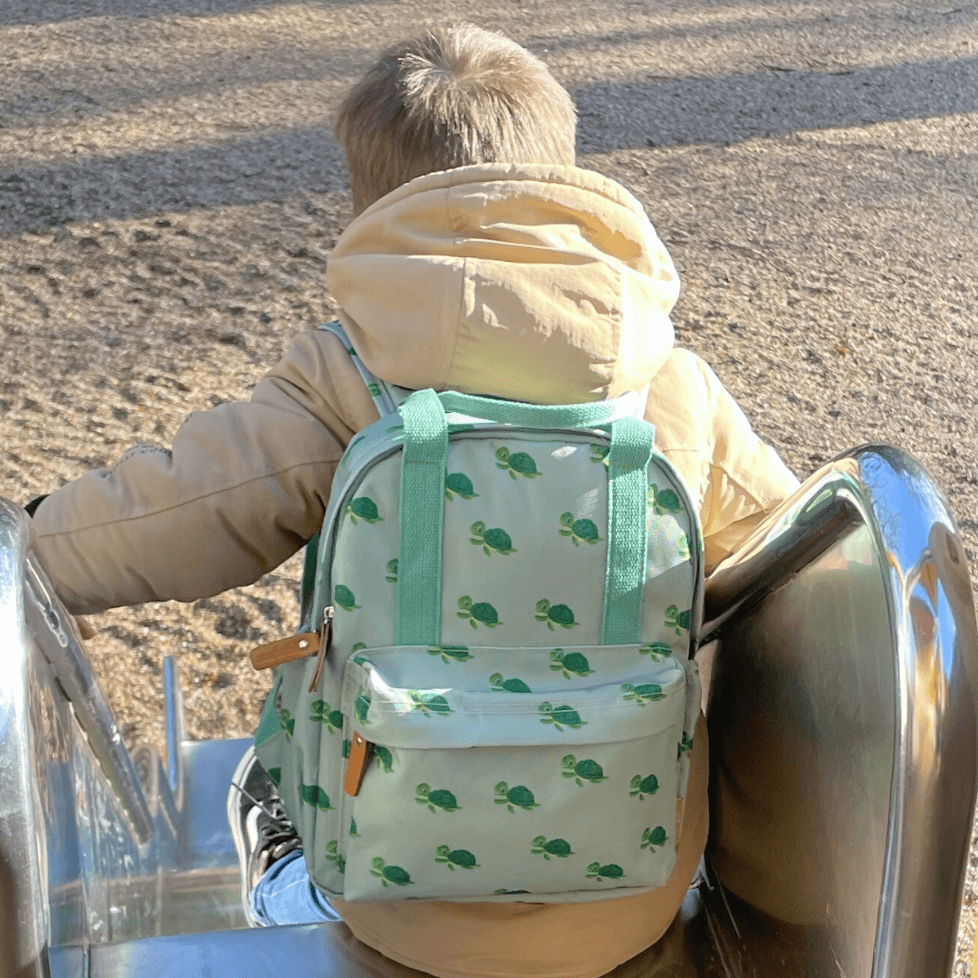 Mabebi rugzakje - schildpad - groen