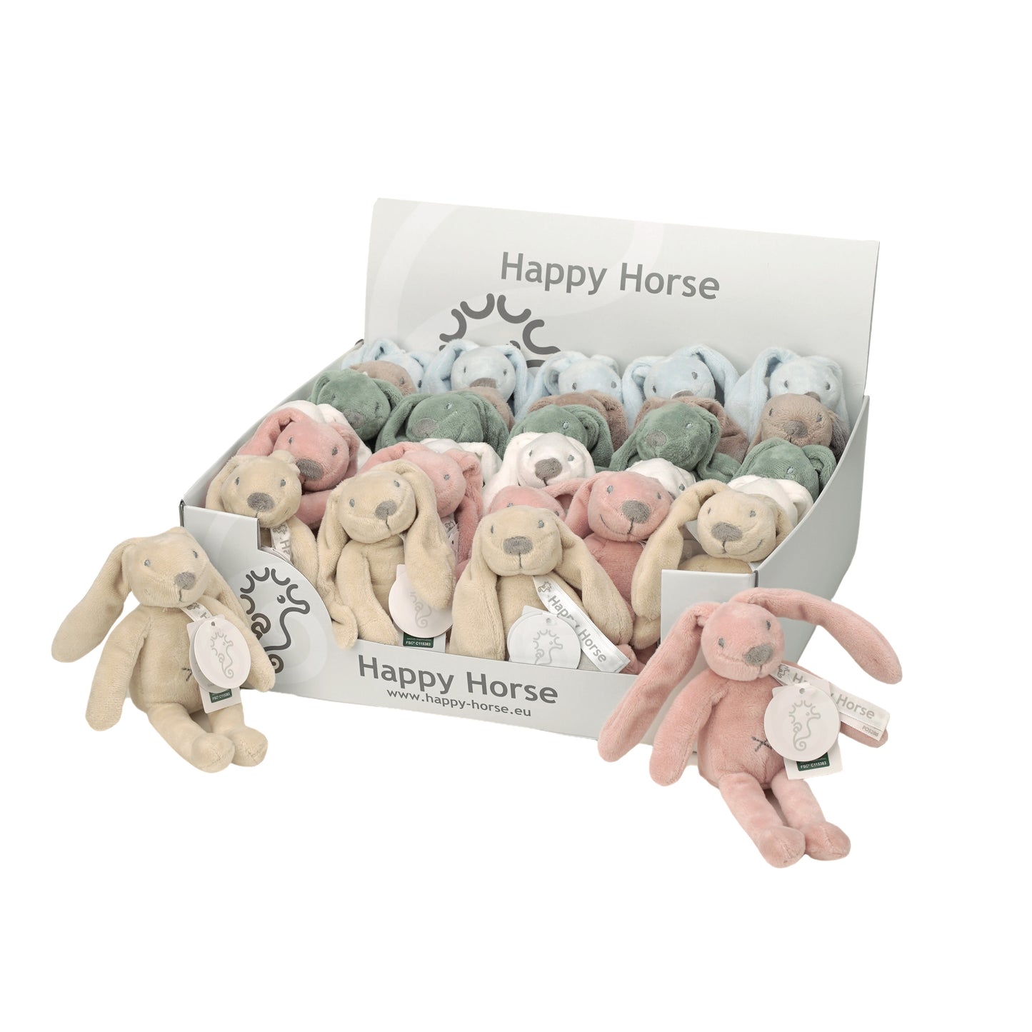 Happy Horse Rabbit Richie mini knuffeltje groen 19cm