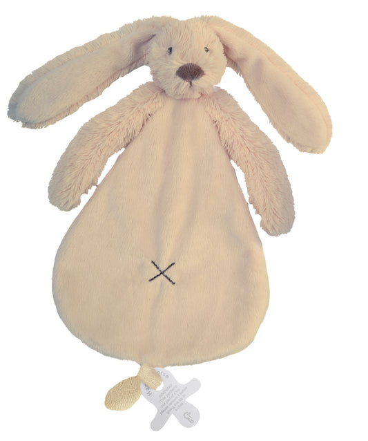 Happy Horse Rabbit Richie knuffel-(speen)doekje beige