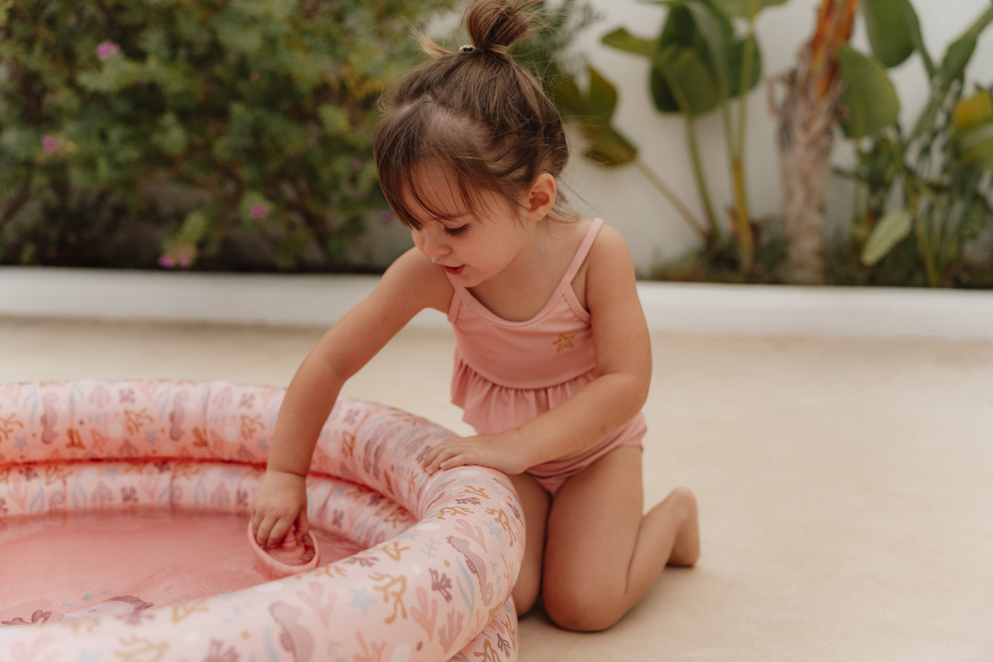 Opblaasbaar zwembad Ocean Dreams Pink 80cm