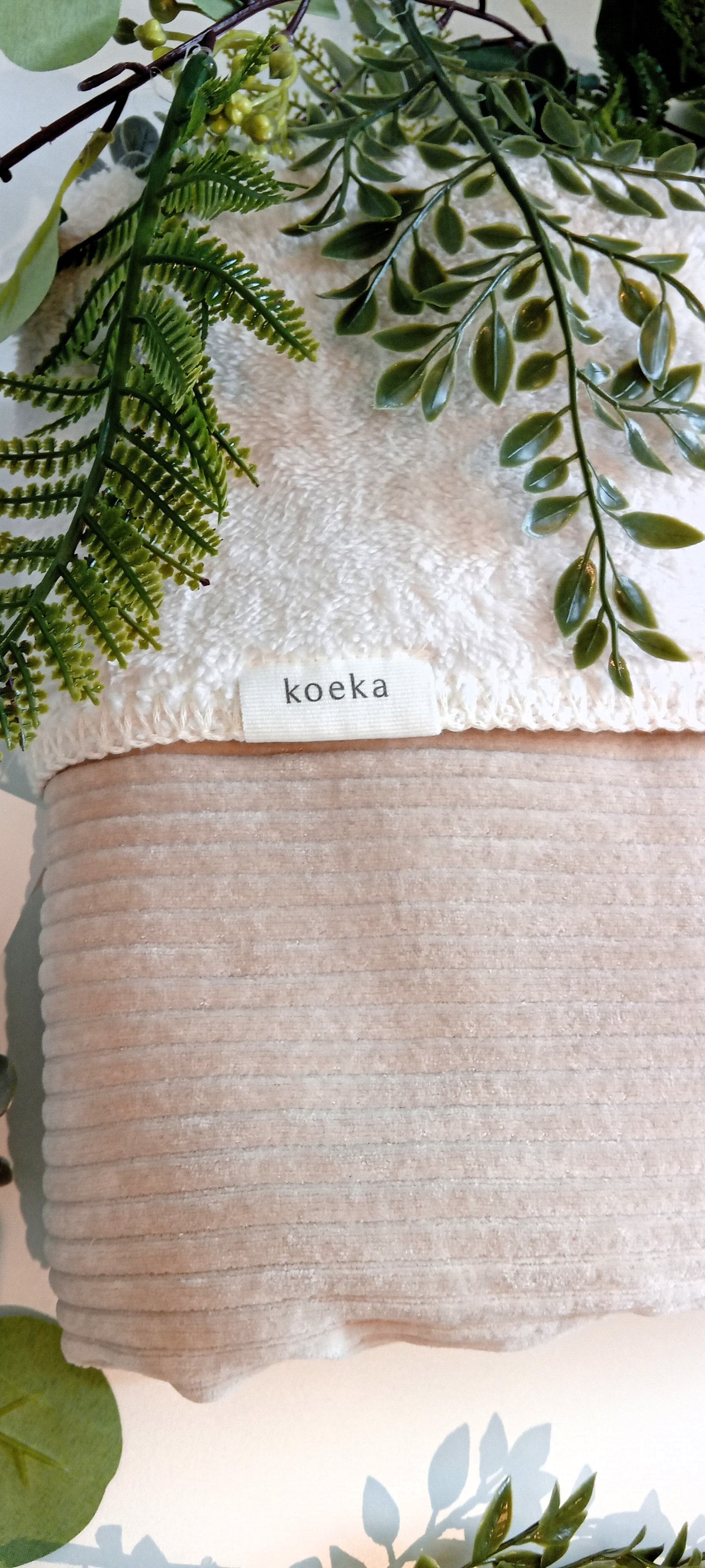 Koeka wiegdeken Teddy Sand