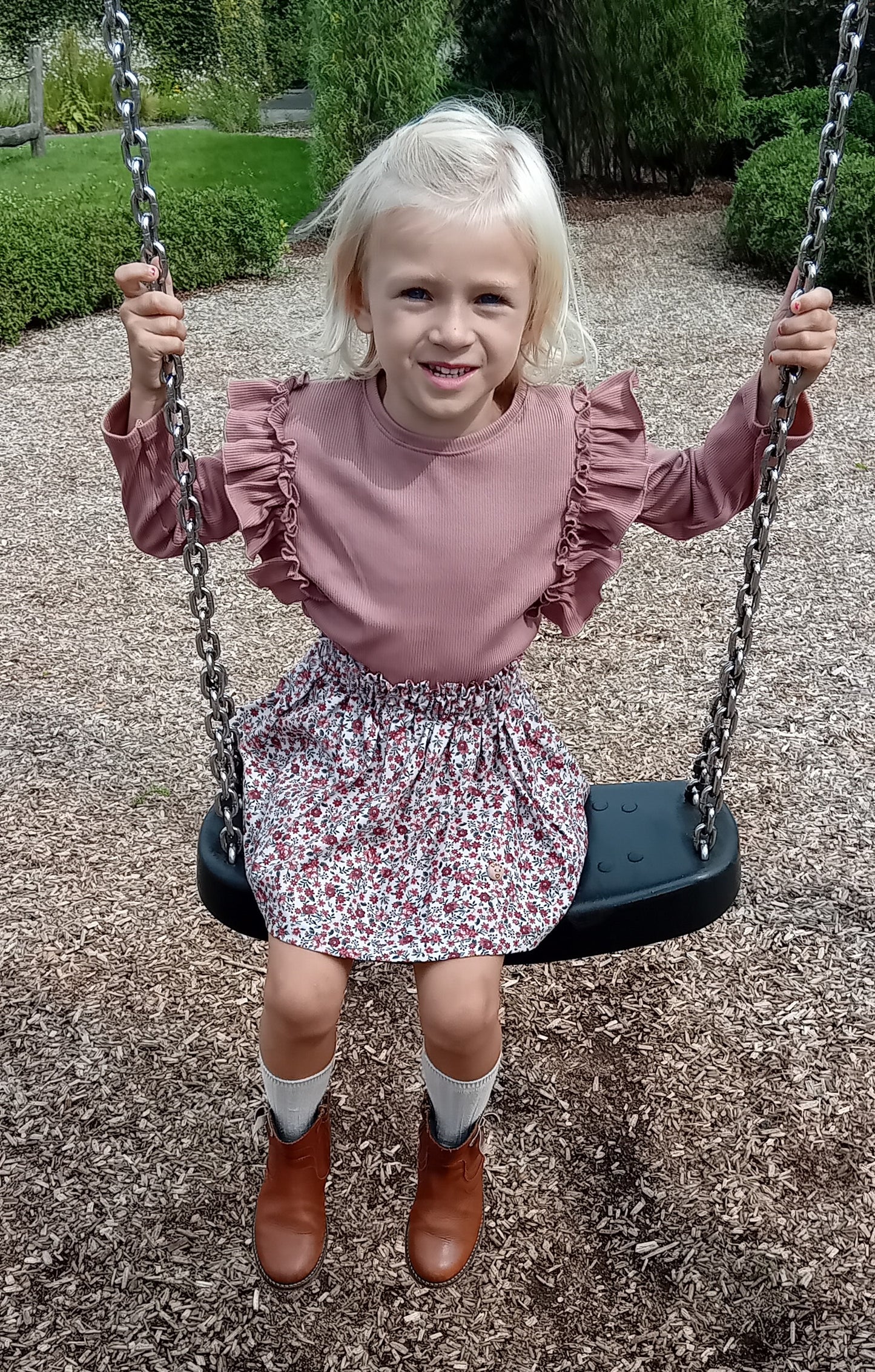 T-shirt ribjersey kleiroze