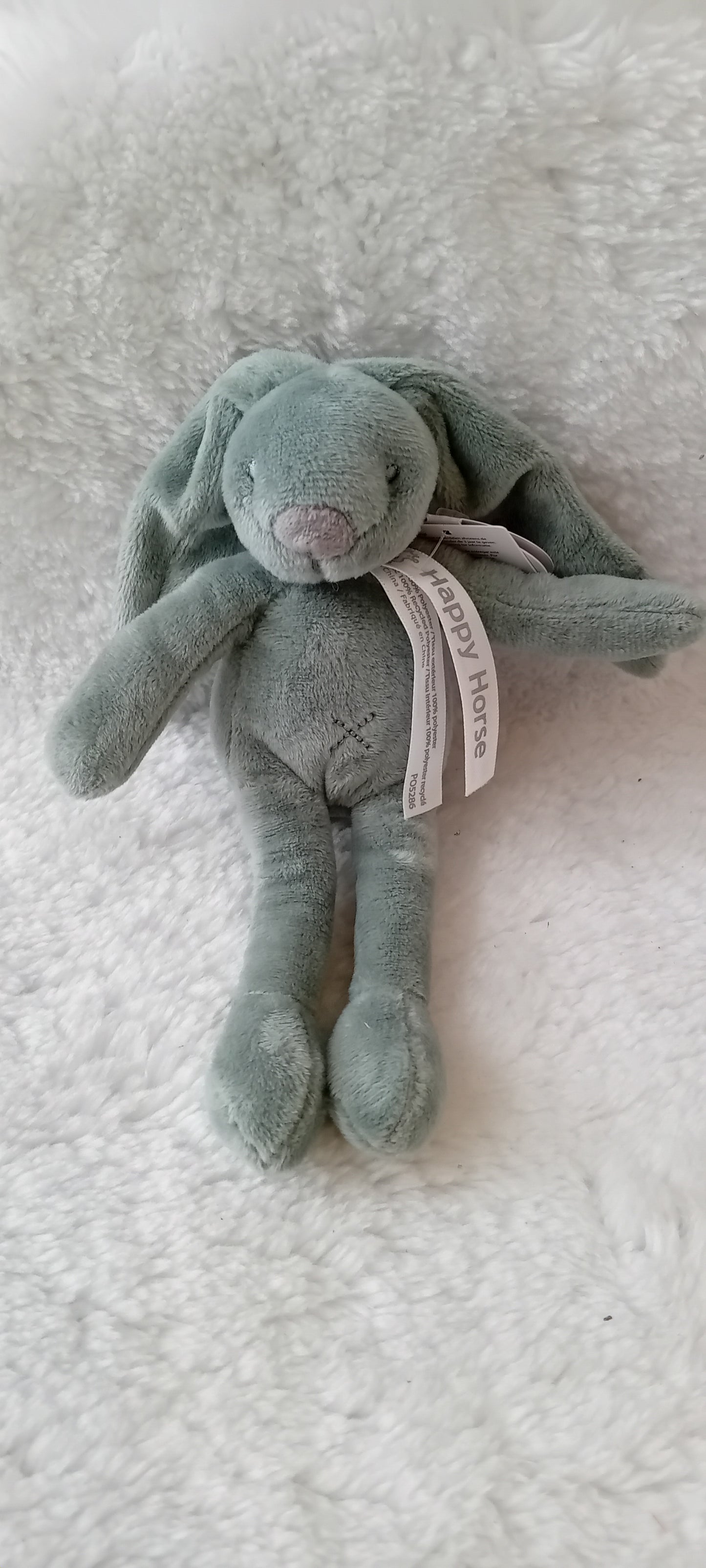 Happy Horse Rabbit Richie mini knuffeltje groen 19cm