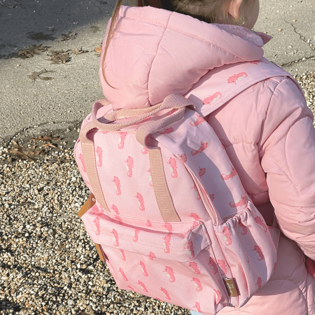 Mabebi rugzakje - zeepaard - roze
