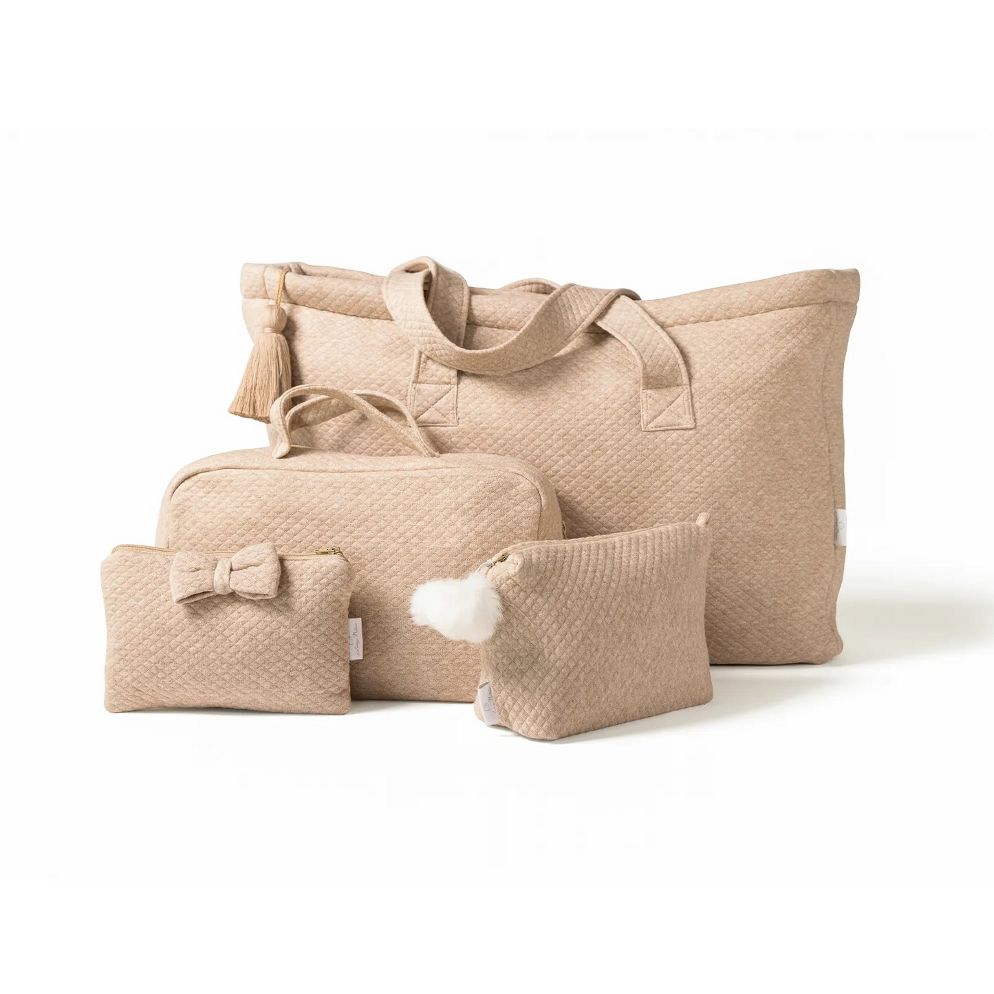 Living Nature weekendtas Chantal camel (beige)