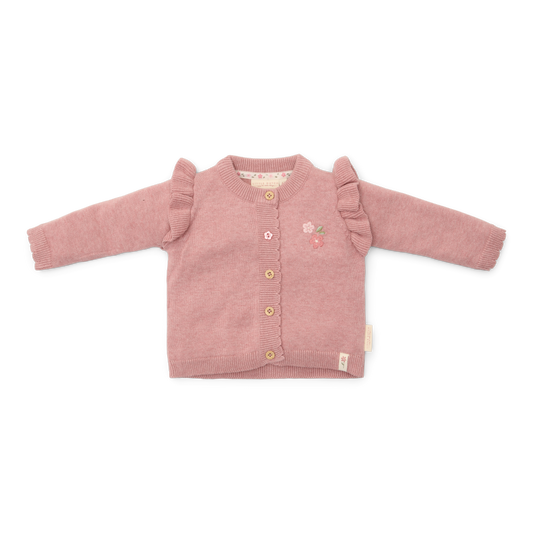 Gebreid vestje Fairy Pink maat 56