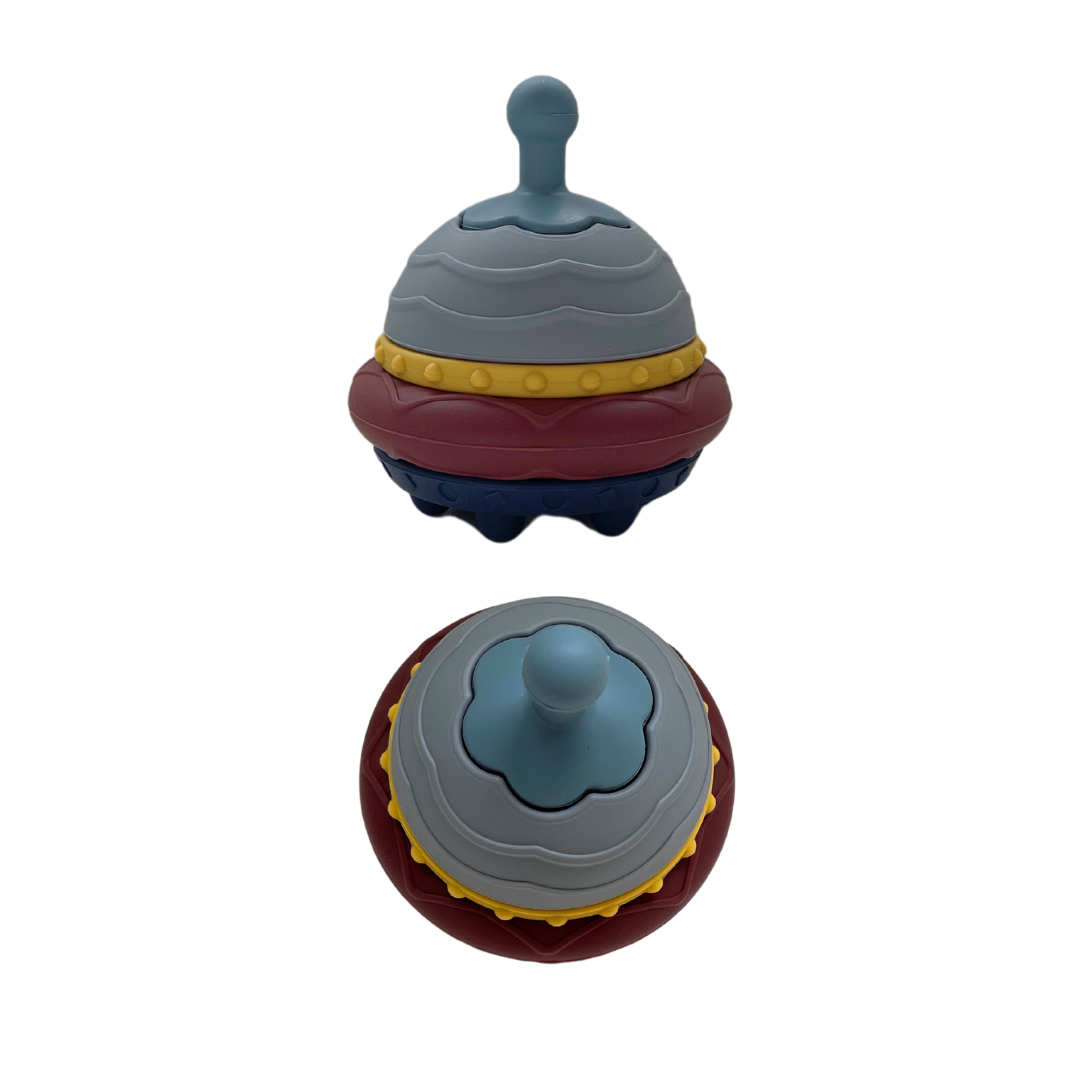 Mabebi speelset "ufo en auto" blauw