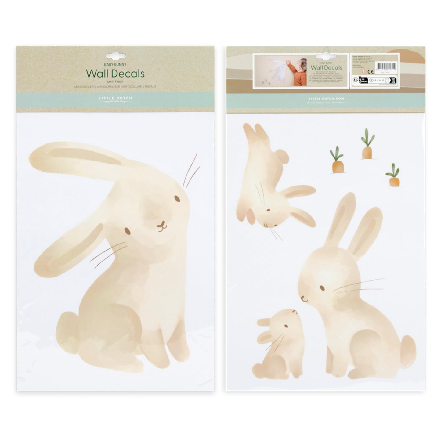Little Dutch muurstickers "Baby Bunny"