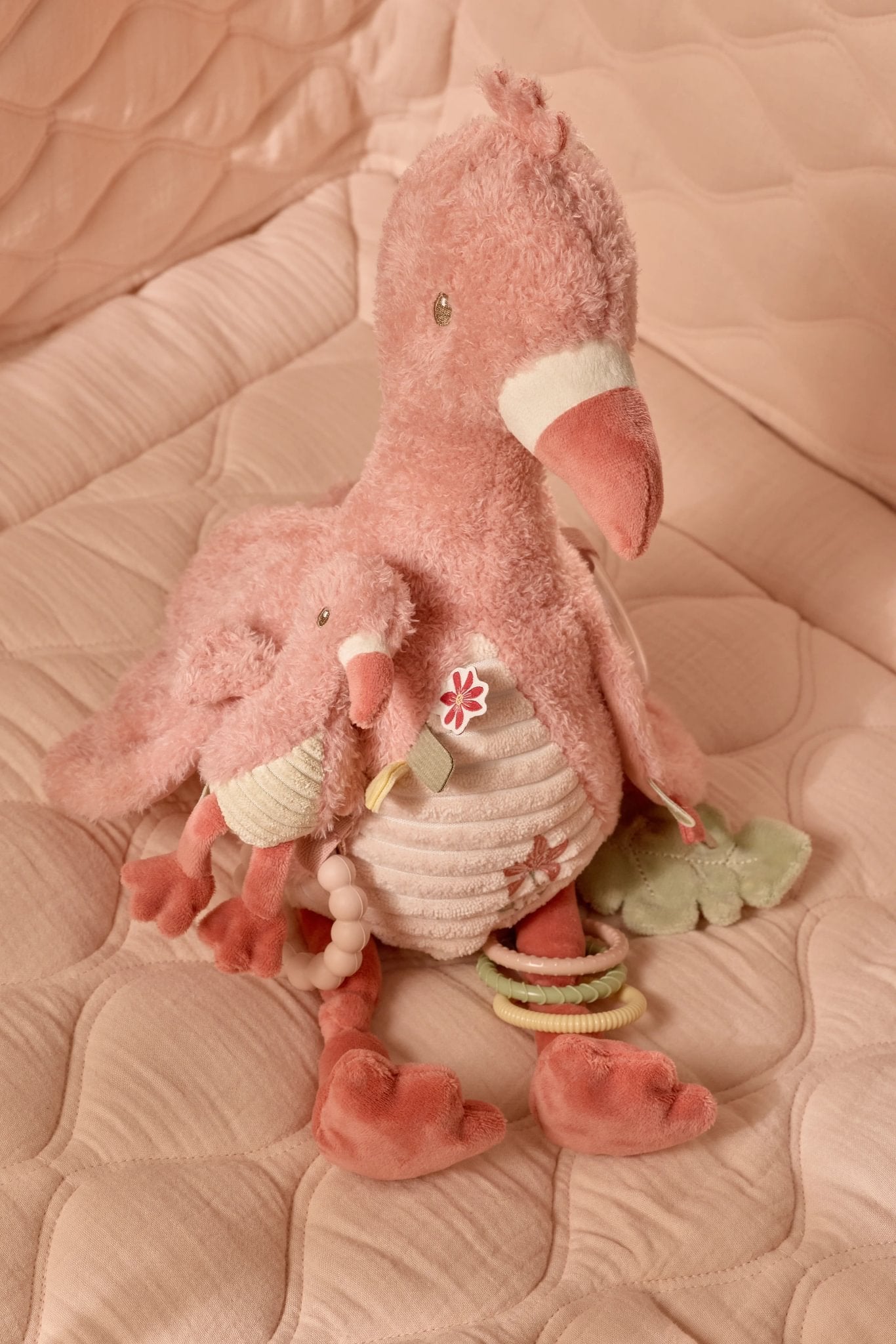 Activiteitenknuffel flamingo