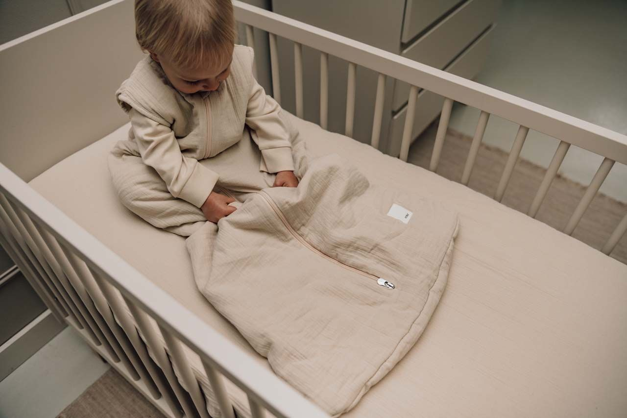 Koeka slaapzak 4 seizoenen Faro warm white 80cm