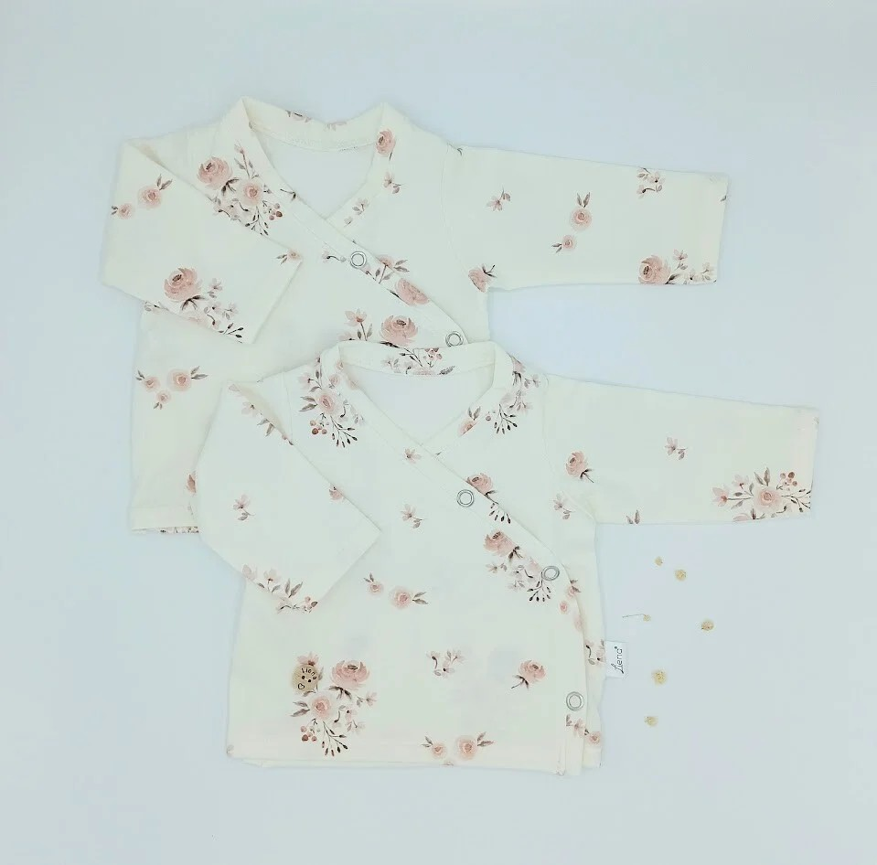 Overslagshirt roosjes