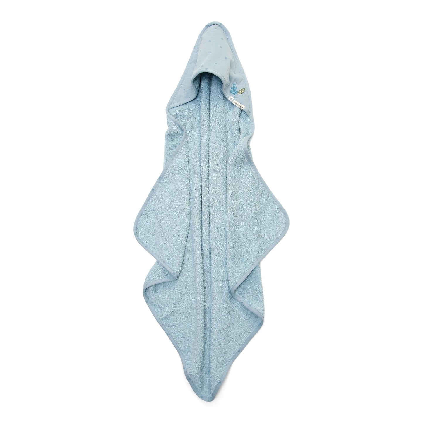 Badcape blauw 75x75cm "Pure Denim Blue"