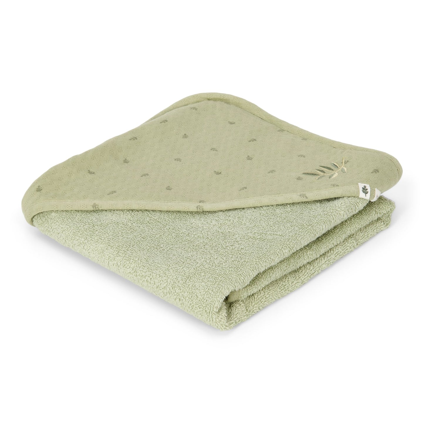 Badcape groen 75x75cm "Pure Sage"