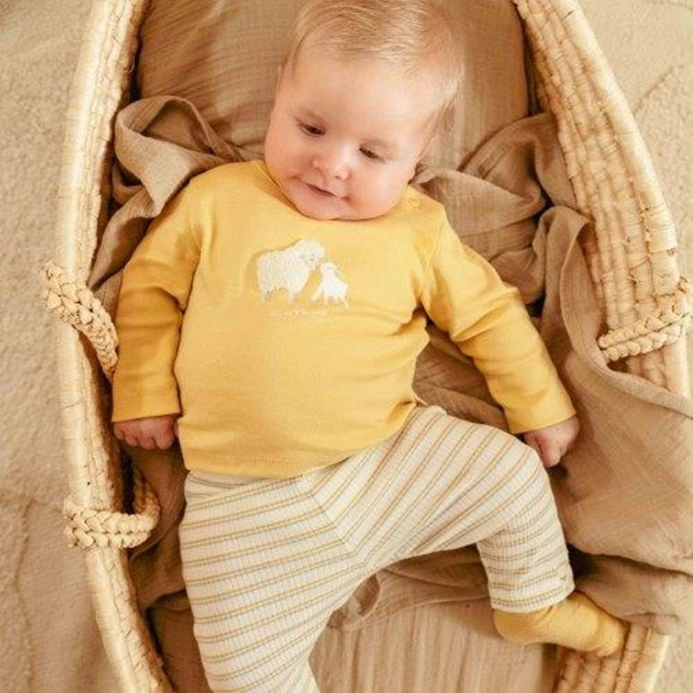 Little Dutch T-shirt lange mouw Warm Yellow