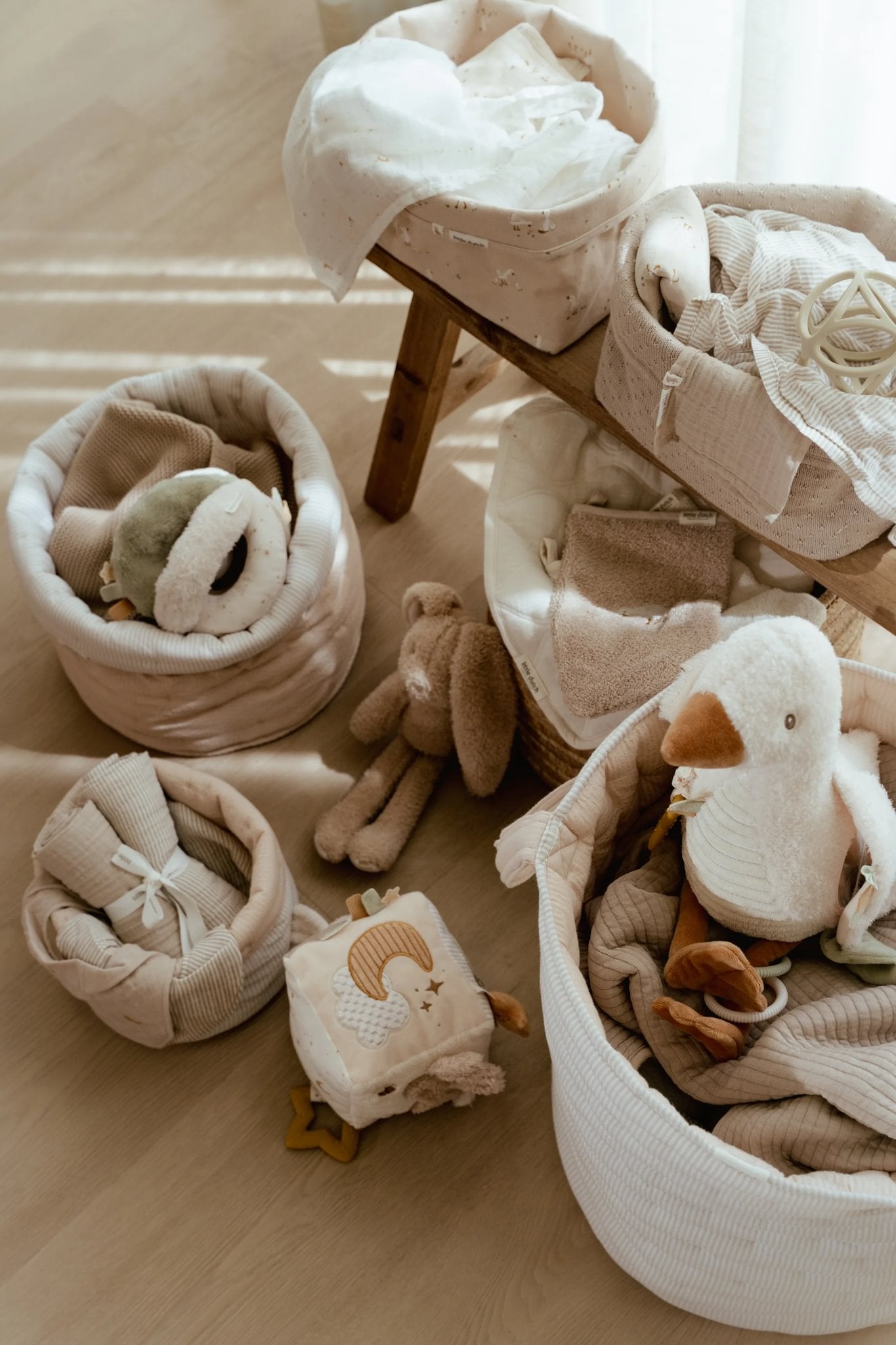 Tetradoeken hydrofiel beige "Pure Soft Beige" 70x70cm