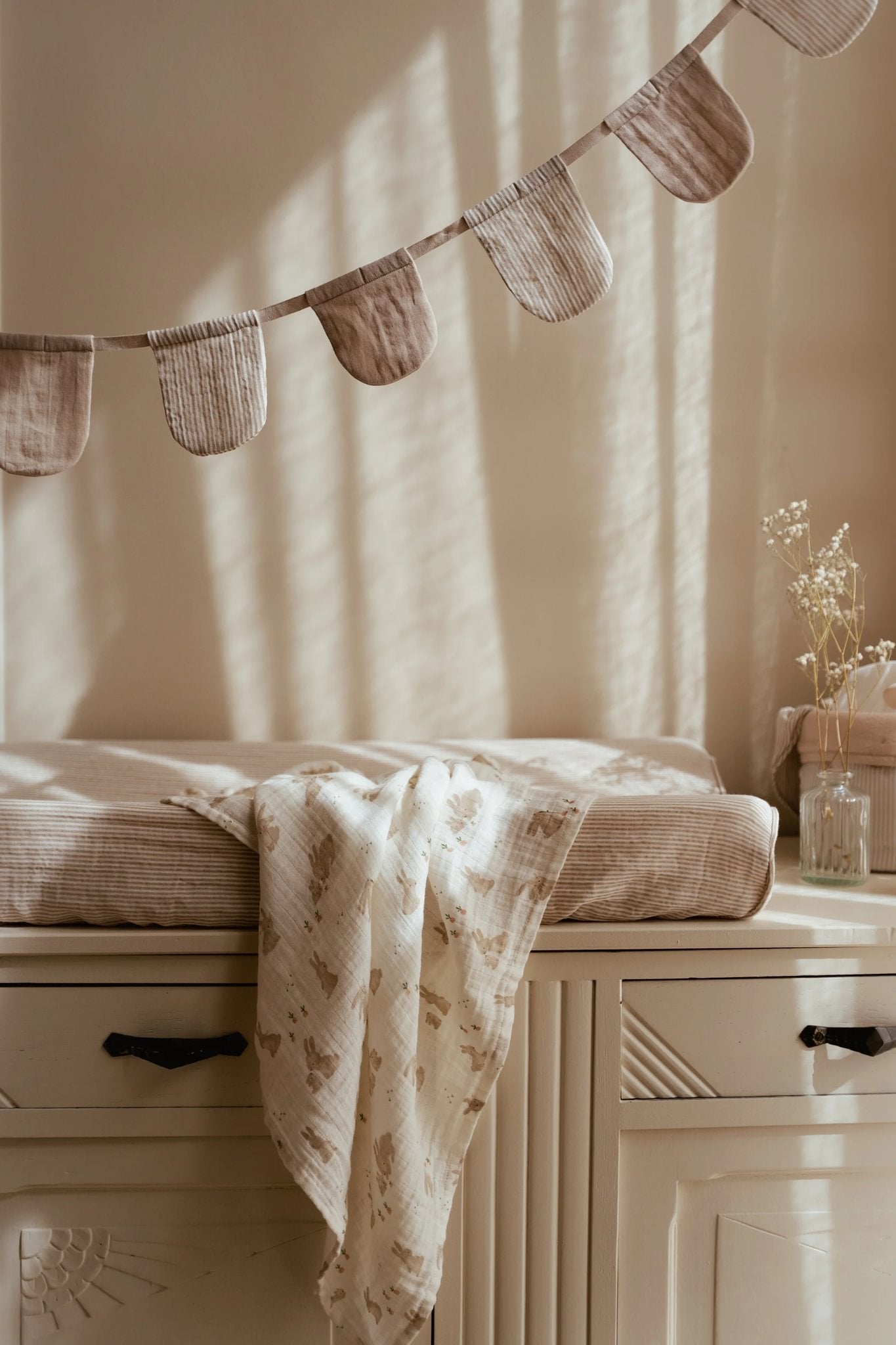 Aankleedkussenhoes beige "Pure Soft Beige"
