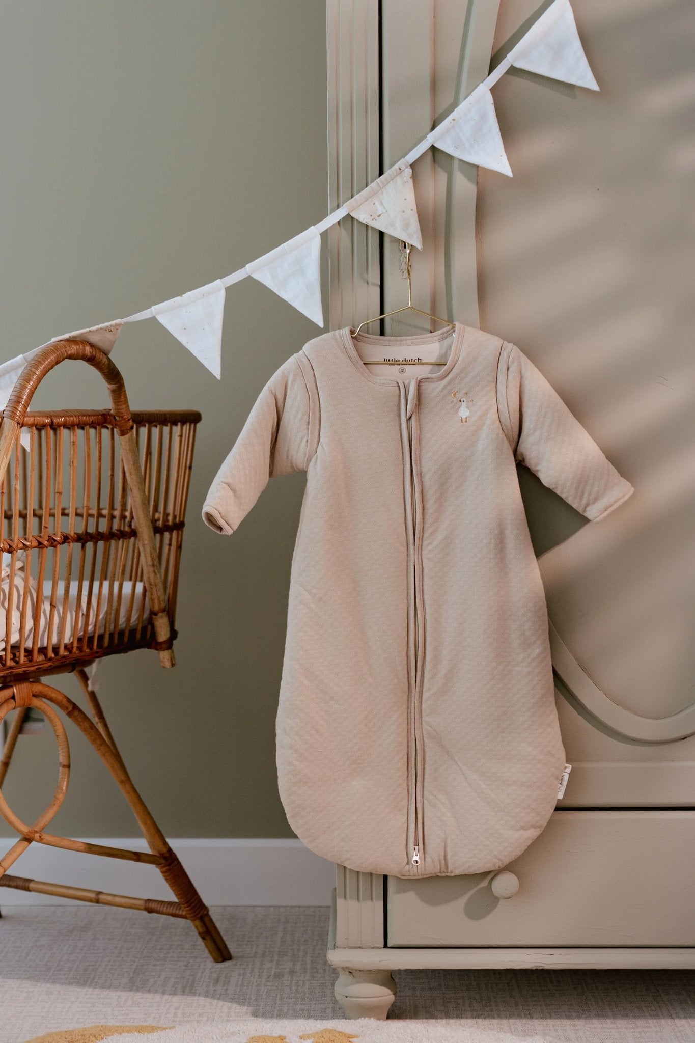 Slaapzak winter soft beige "Little Goose"