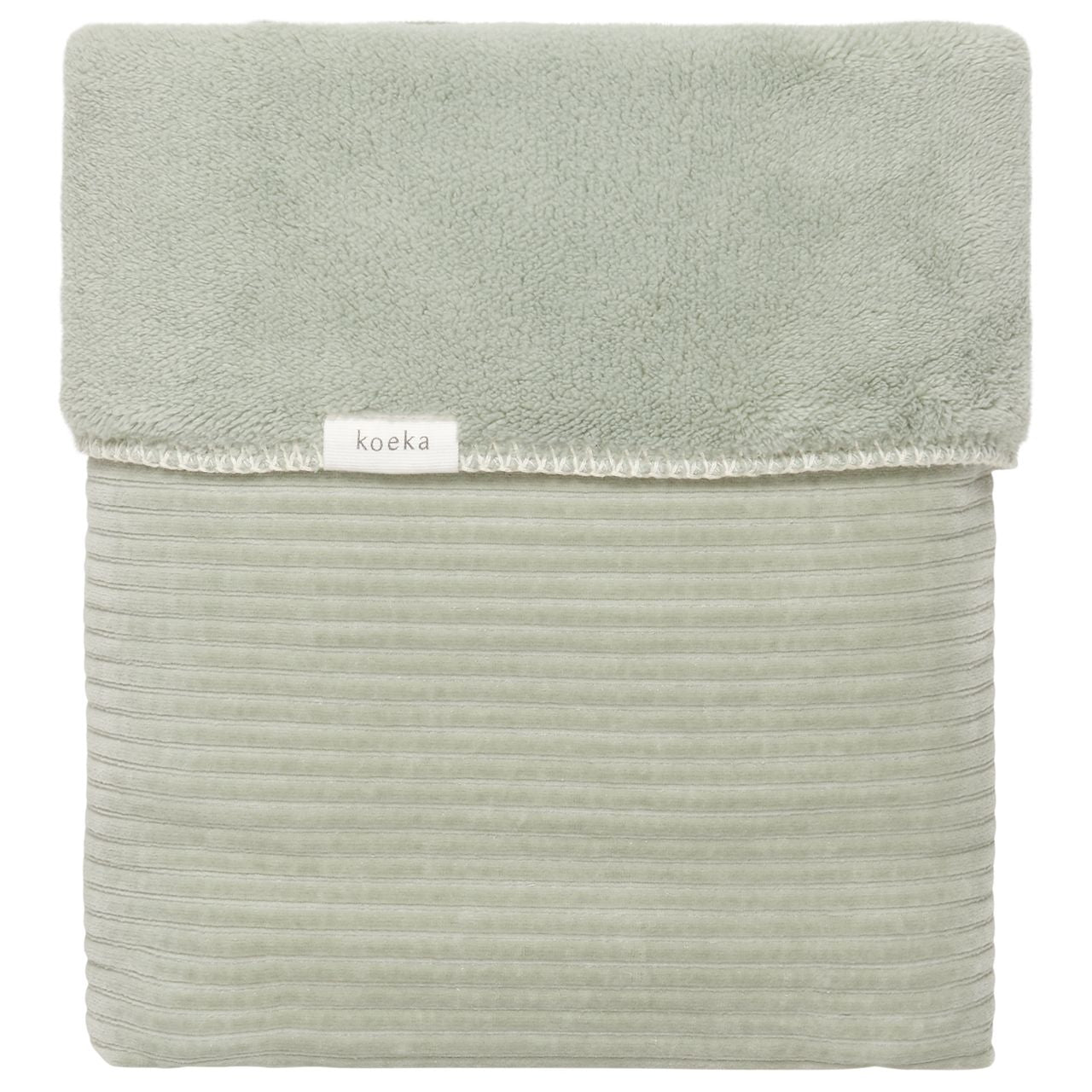 Koeka wiegdeken Teddy Shadow Green