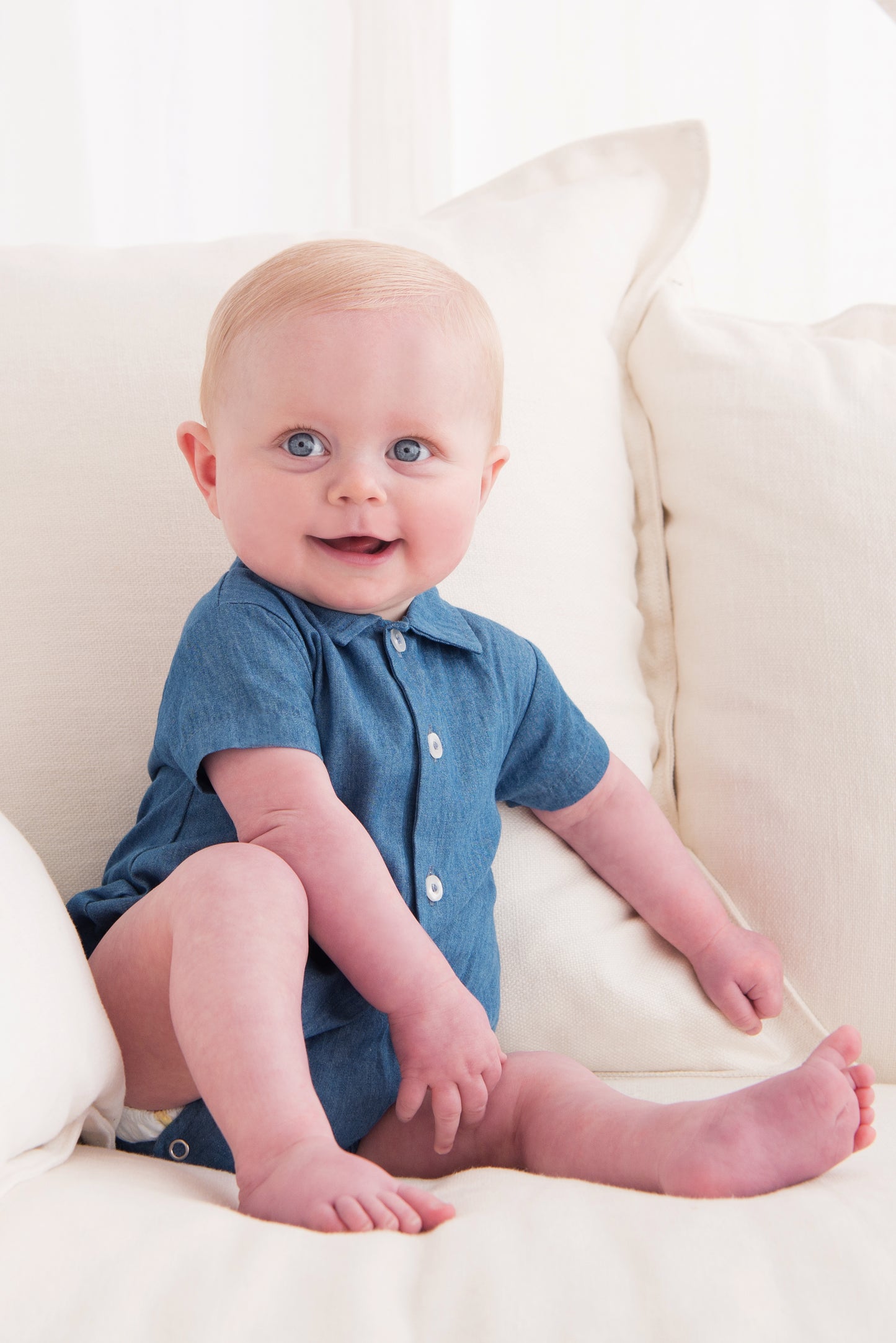 Babyromper jeans Julien 6M