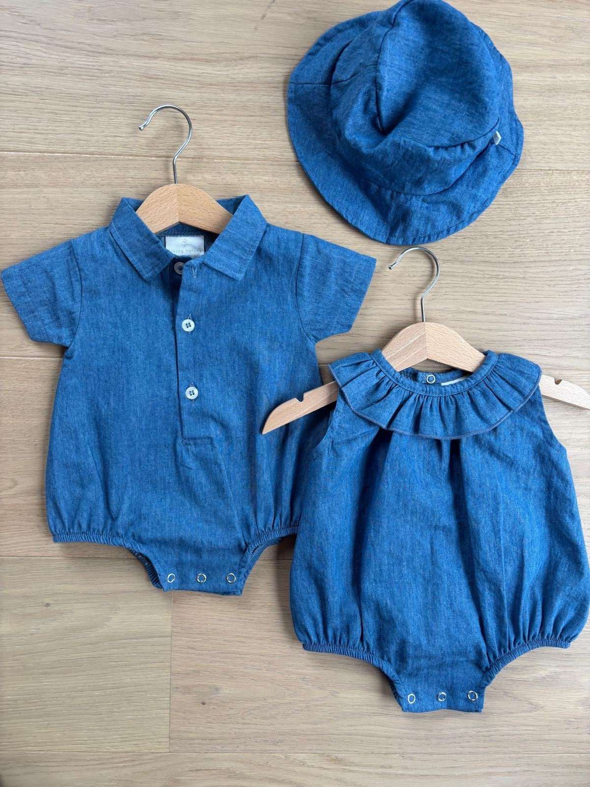 Babyromper jeans Julien 9M