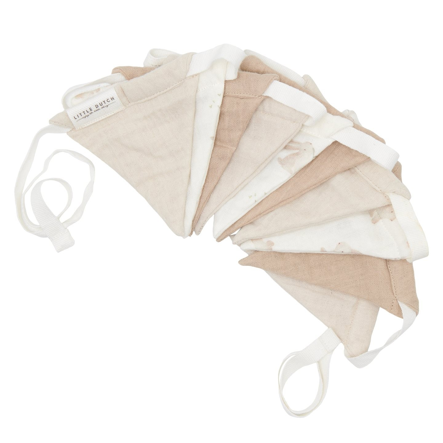 Little Dutch slinger met vlaggetjes hydrofiel Baby Bunny