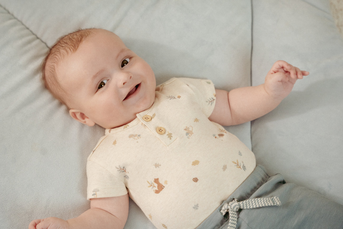 Broekje Stone Blue maat 62