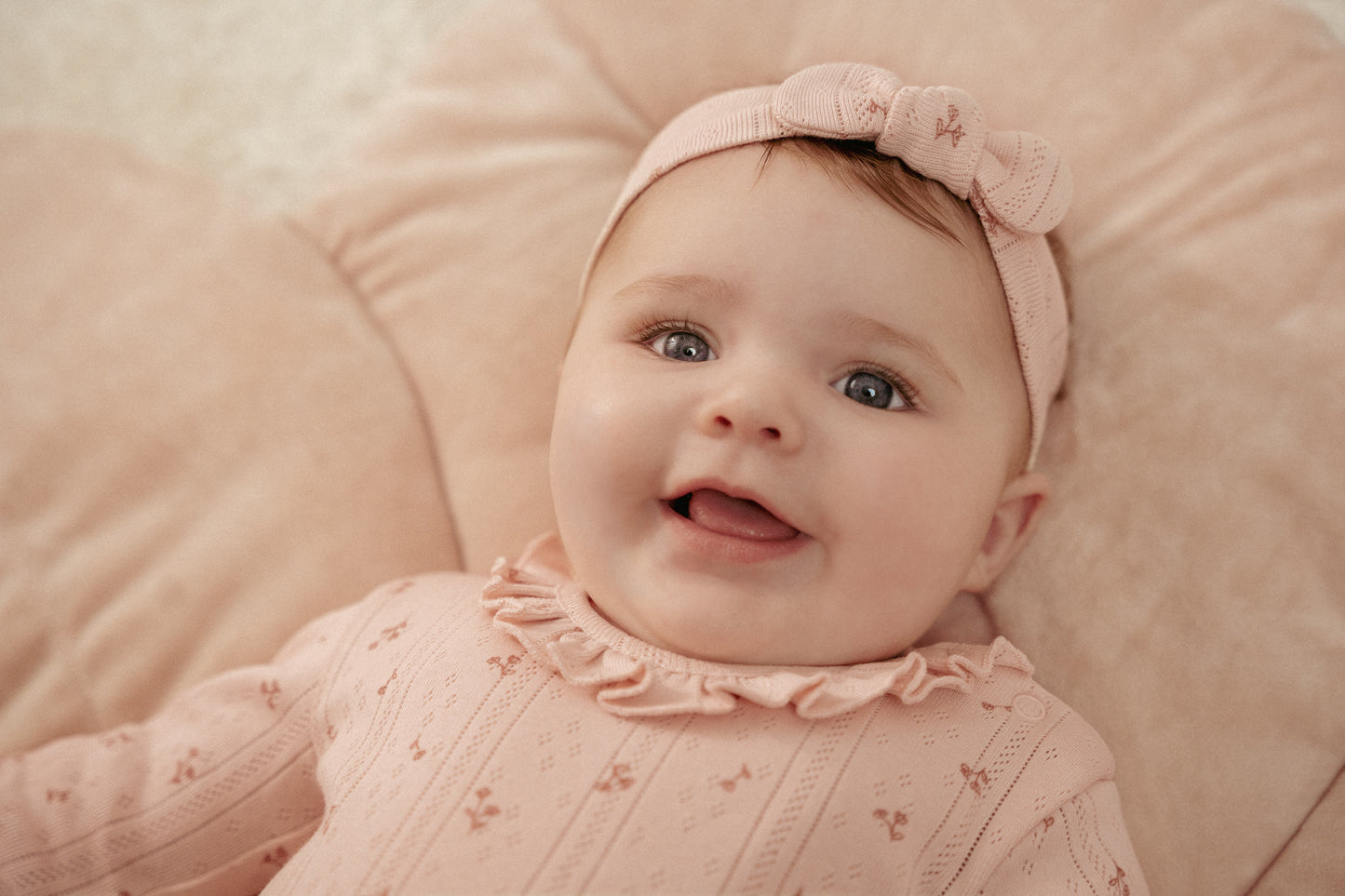 Romper lange mouw Fairy Flowers maat 68