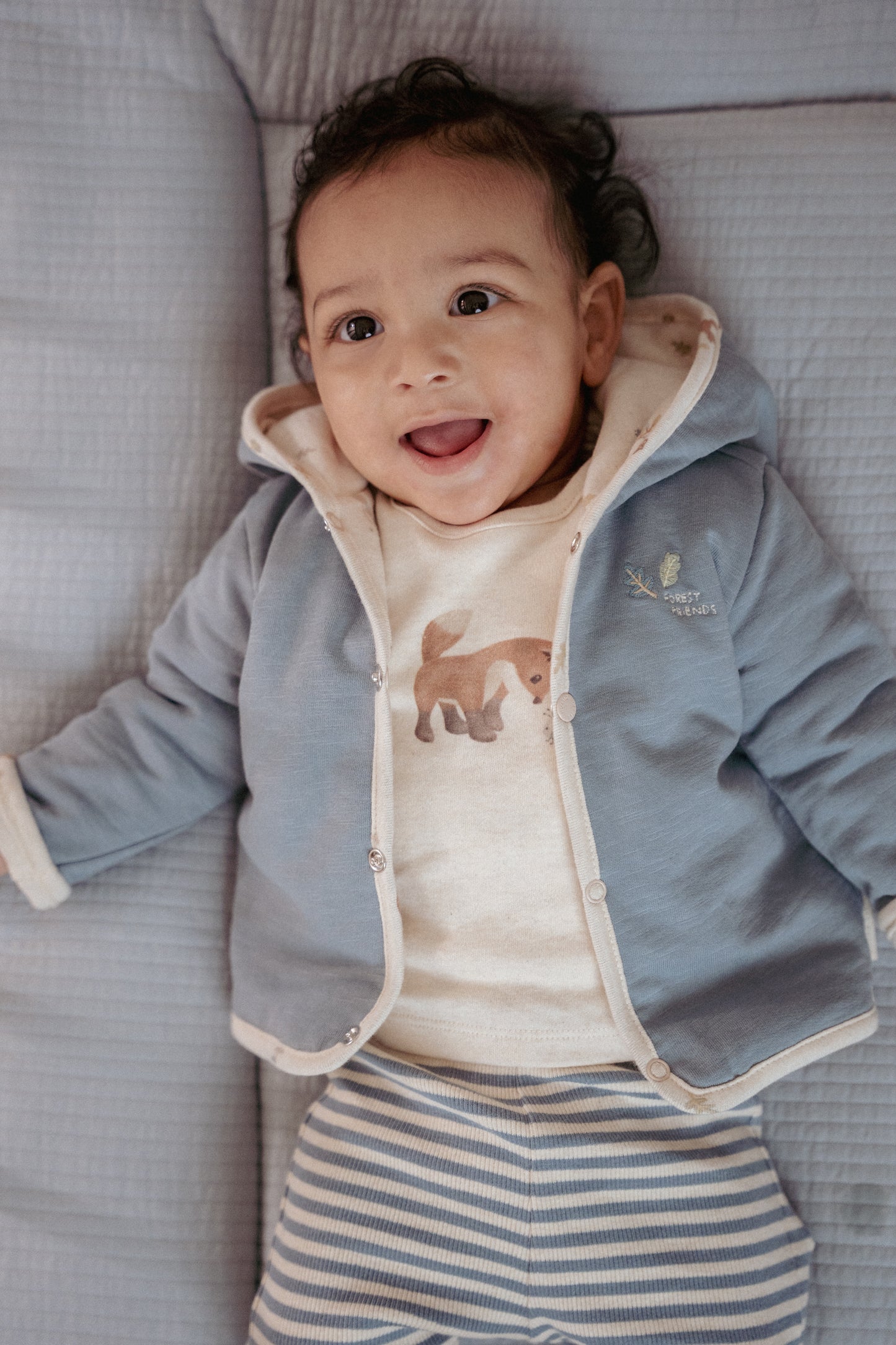 T-shirt lange mouw Zand Forest Friends maat 62