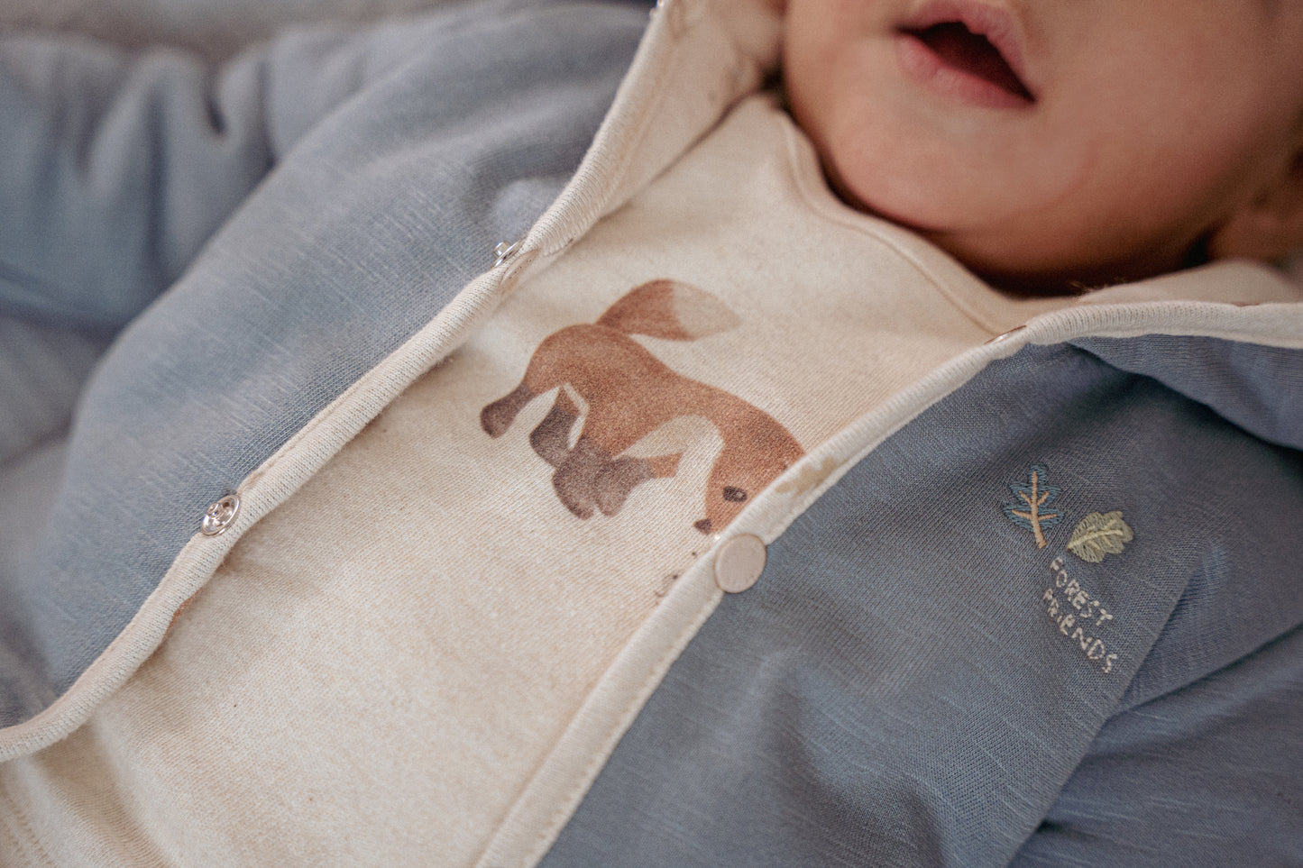 T-shirt lange mouw Zand Forest Friends maat 62