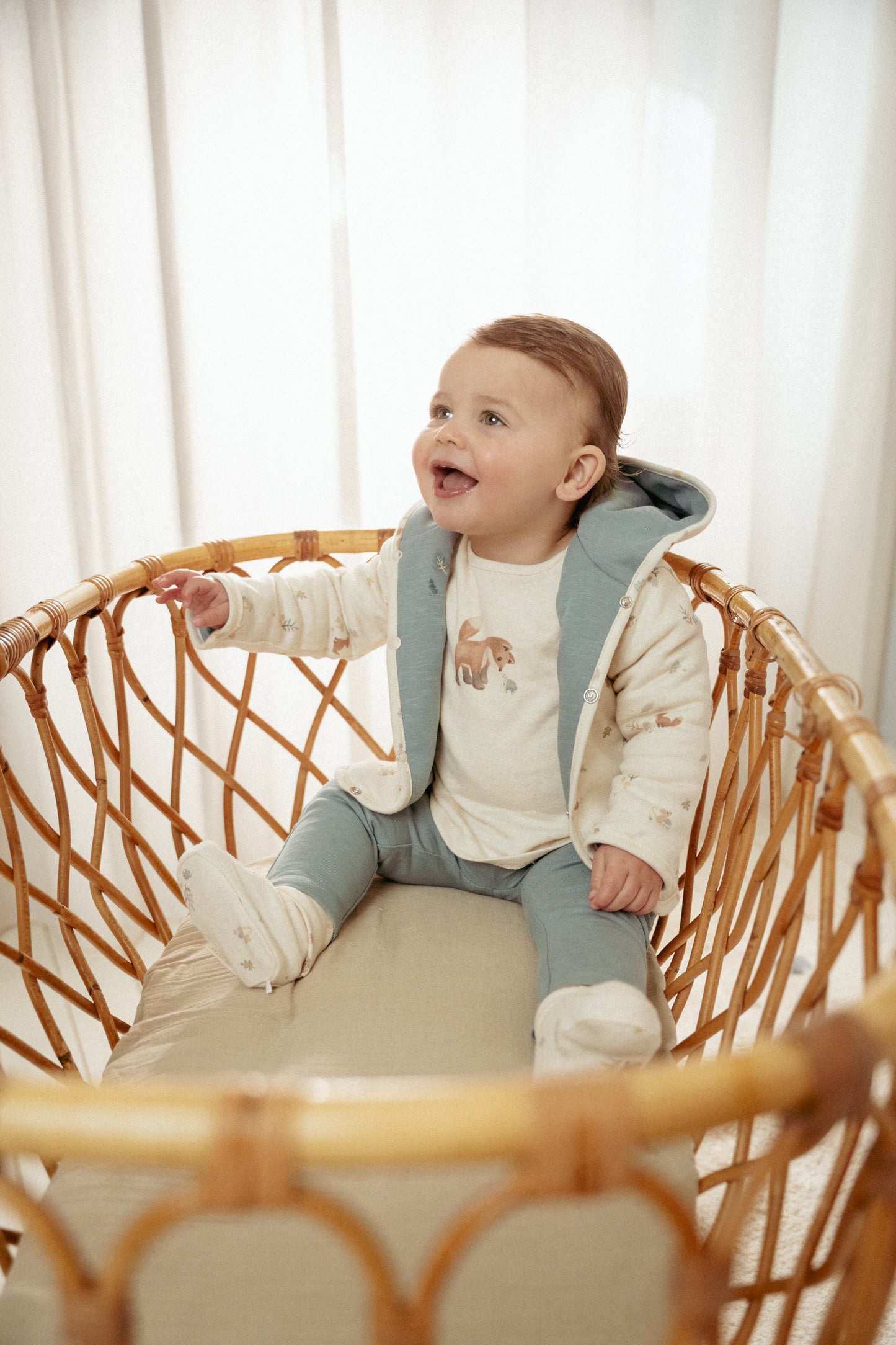 Slofjes Forest Friends maat 44/56 0-3M