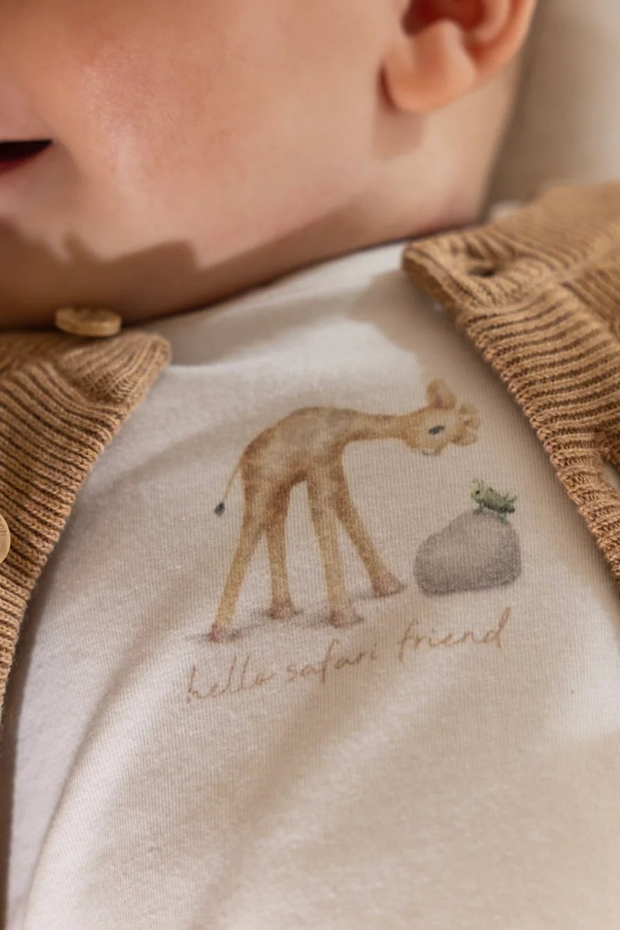 T-shirt Creme Safari