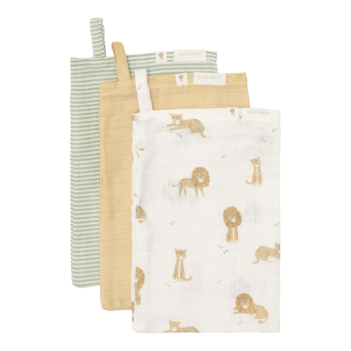 Washandjes "leeuw"