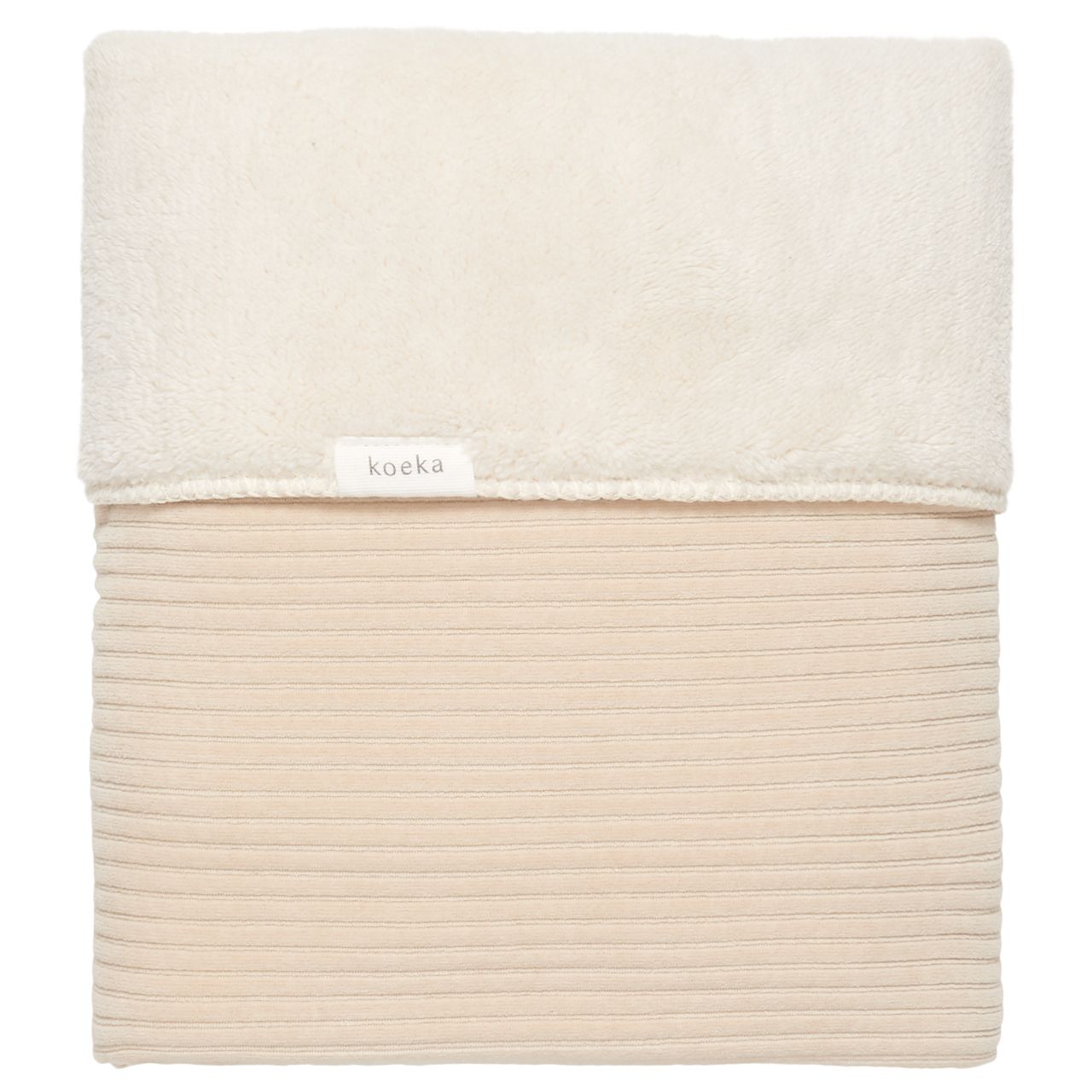 Koeka wiegdeken Teddy Sand