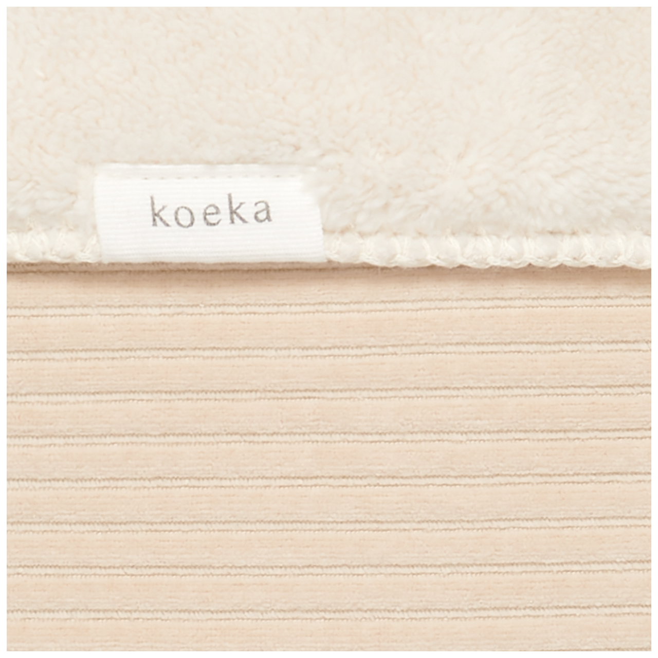 Koeka wiegdeken Teddy Sand