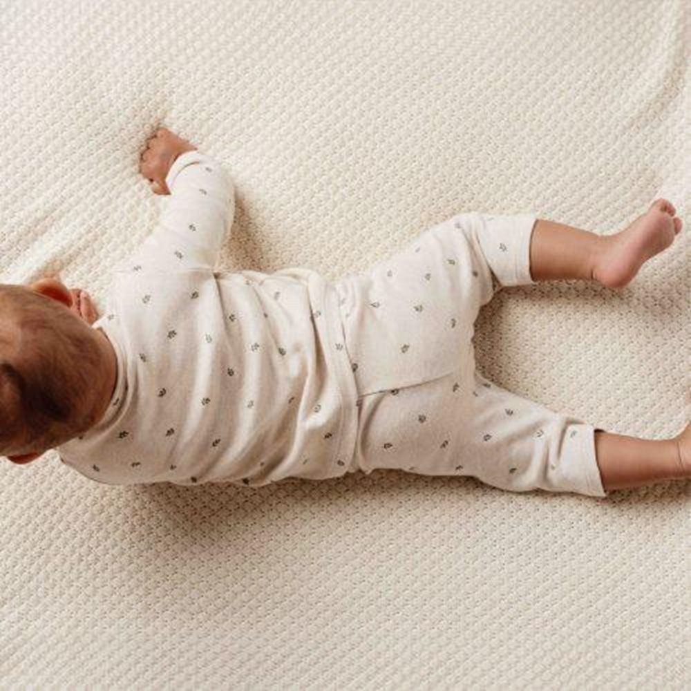 Little Dutch T-shirt lange mouw Green Leaves