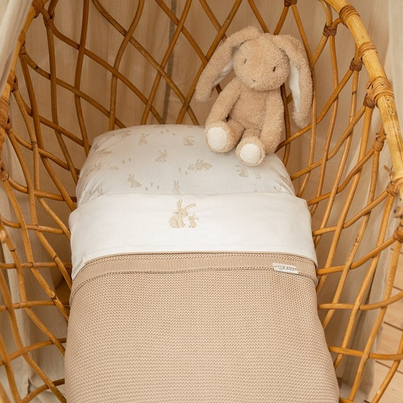 Little Dutch gebreid wiegdeken Beige