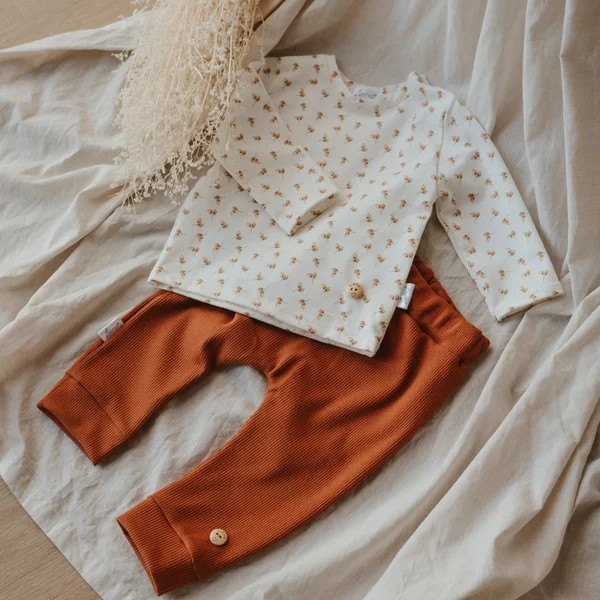 Harem broekje roestbruin