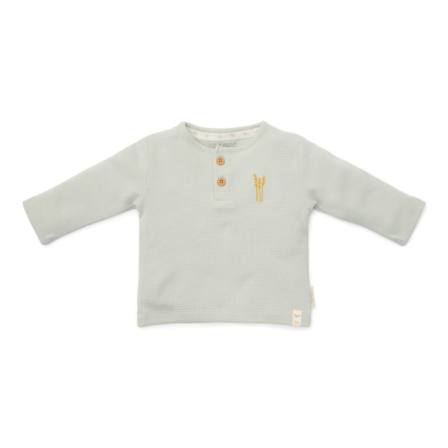 Little Dutch T-shirt wafel Soft Green