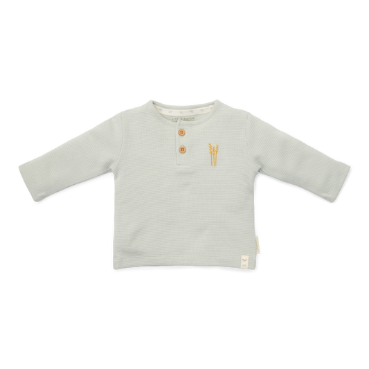 Little Dutch T-shirt wafel Soft Green
