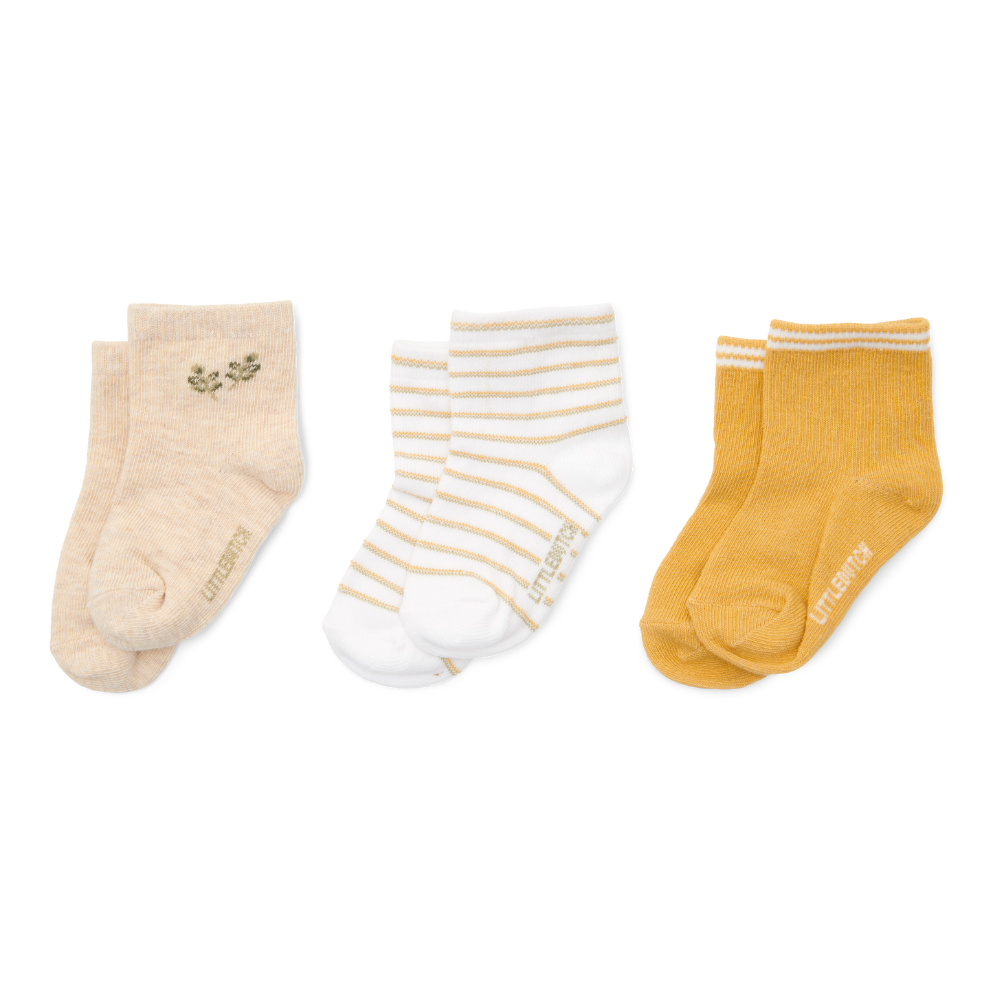 Little Dutch 3-pack sokken Multi Little Farm- maat 1 (44-56)