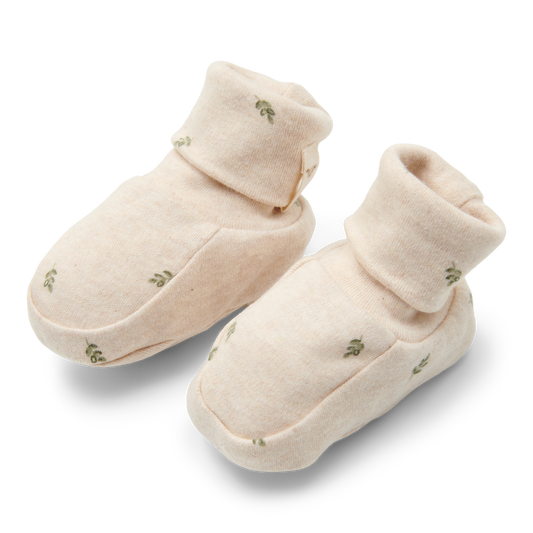 Little Dutch slofjes Green Leaves- maat 2 (62/74)