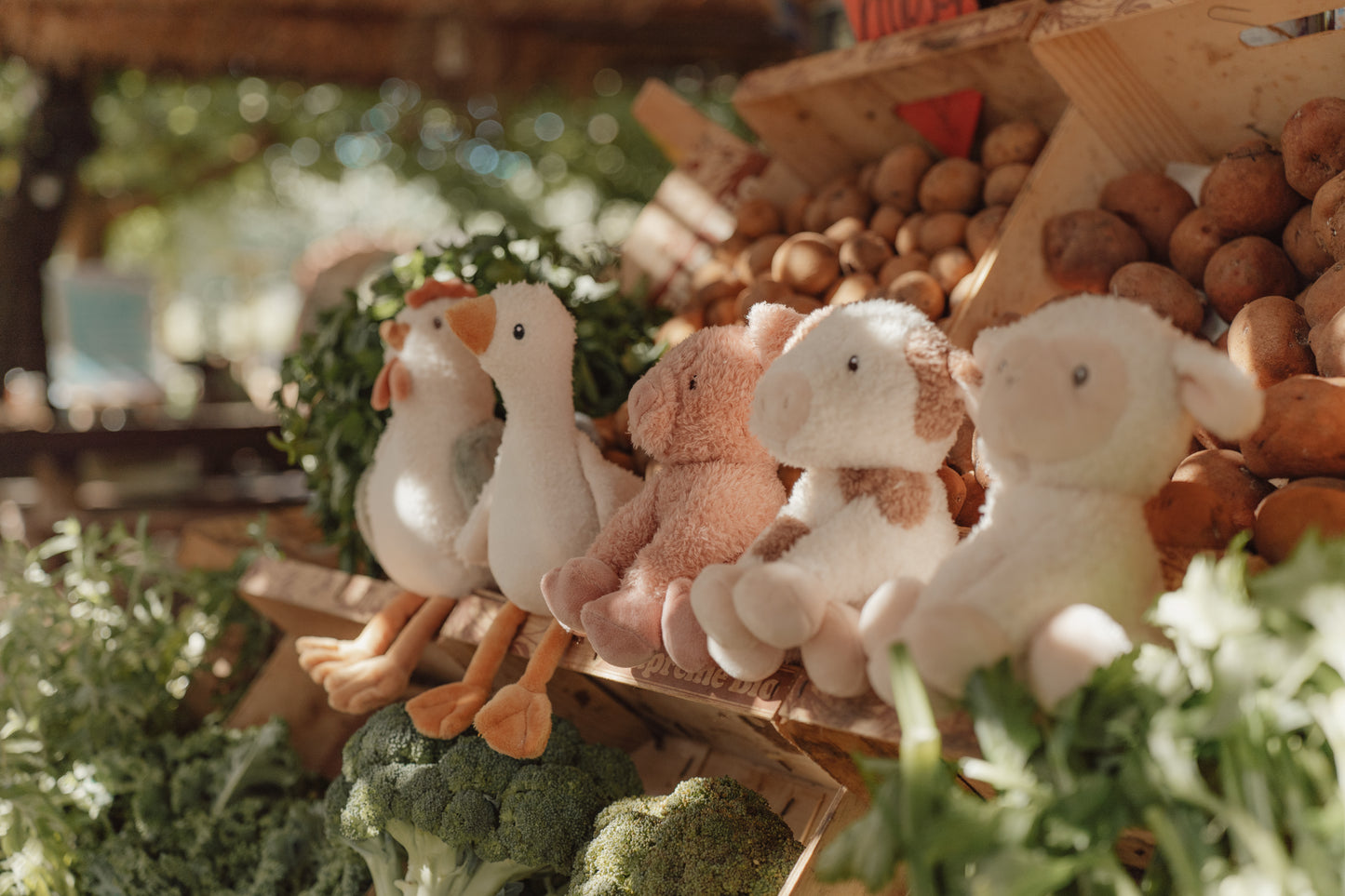 Little Dutch knuffel schaap 17cm Little Farm