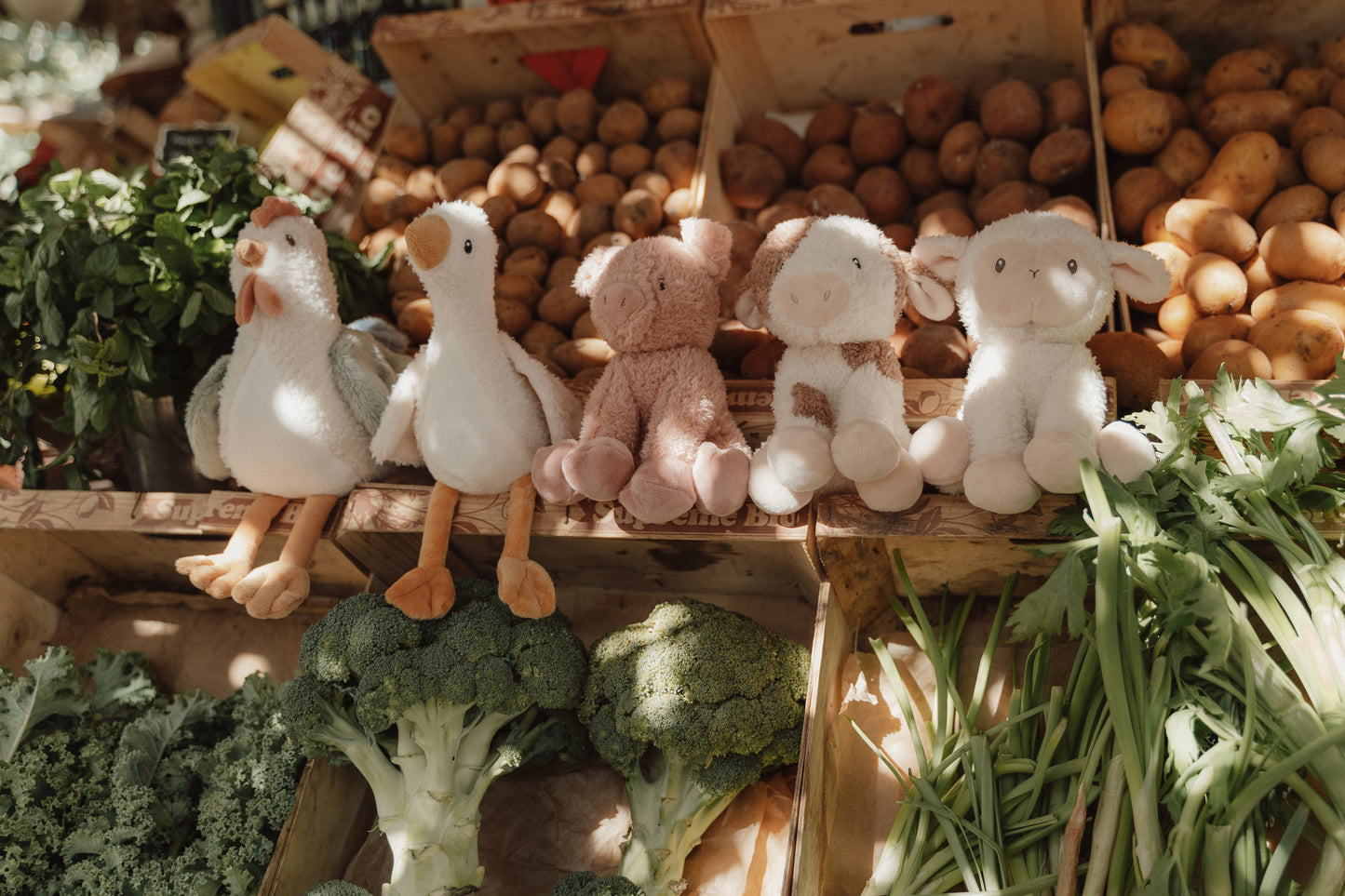 Little Dutch knuffel schaap 17cm Little Farm