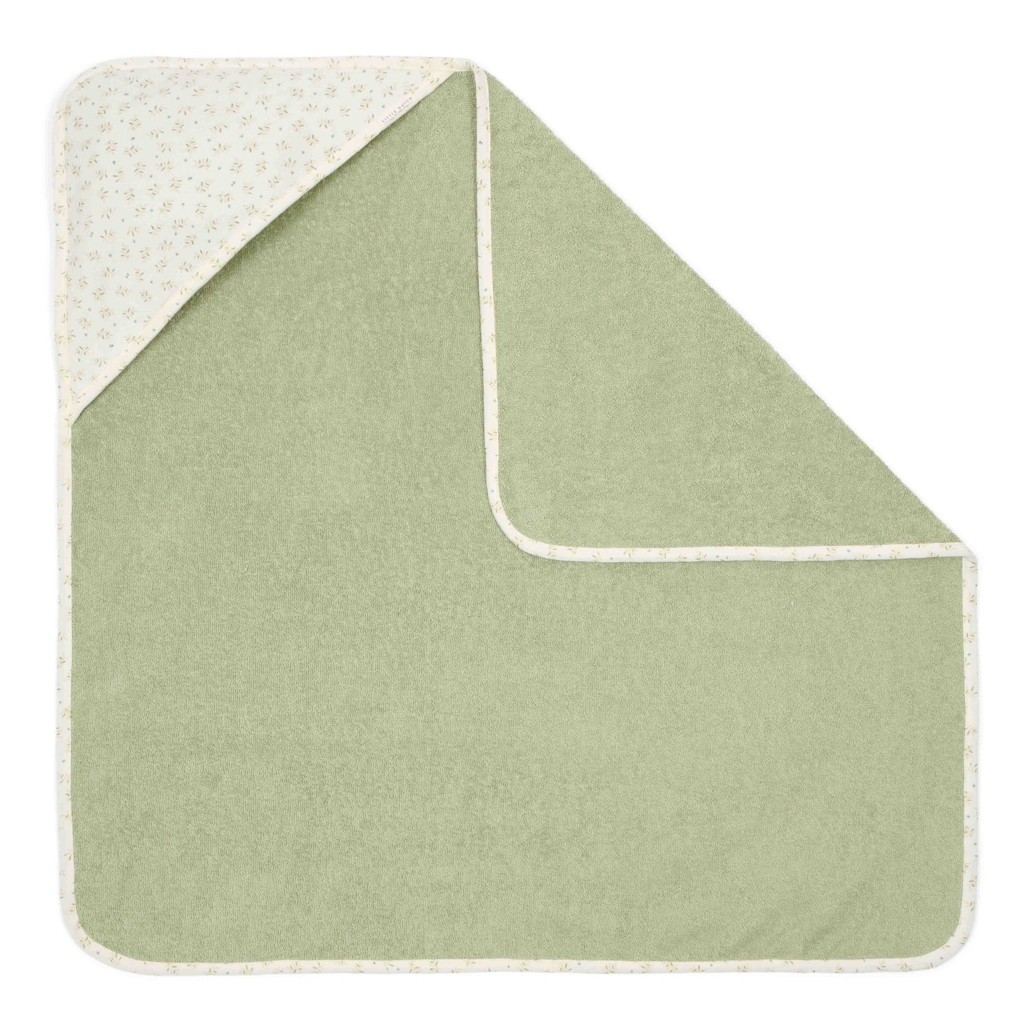 Little Dutch badcape 75x75cm "Blueberry Leaves"