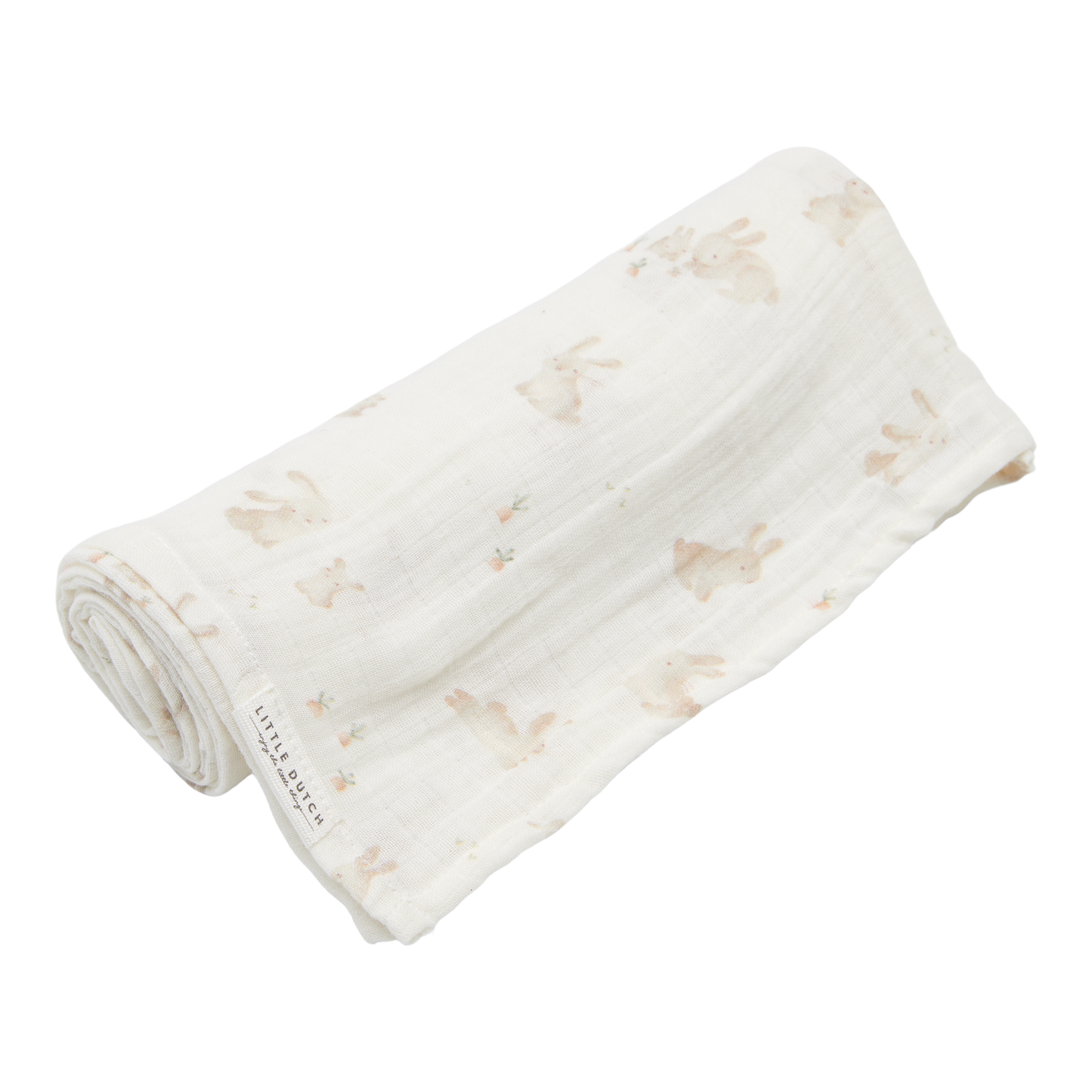 Little Dutch tetra doek hydrofiel 120x120cm Baby Bunny