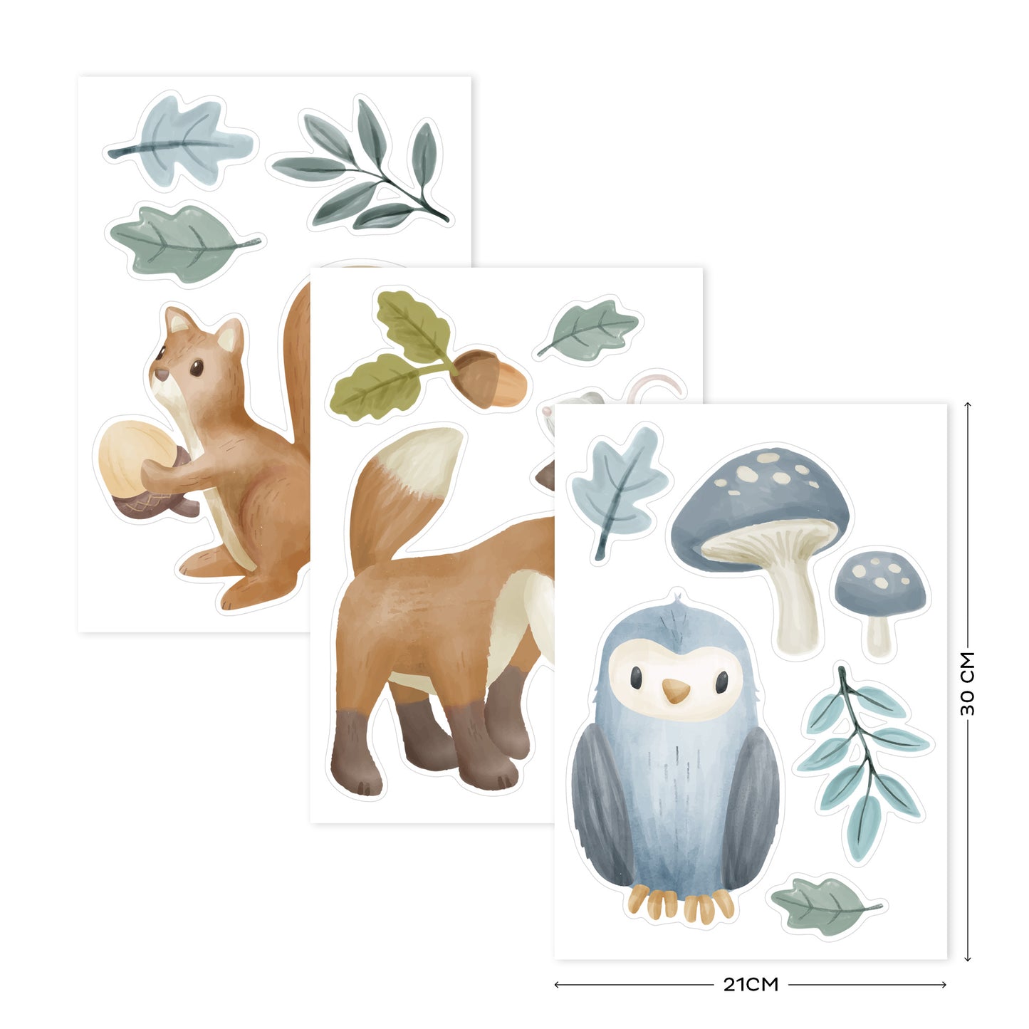 Little Dutch muurstickers "Forest Friends"