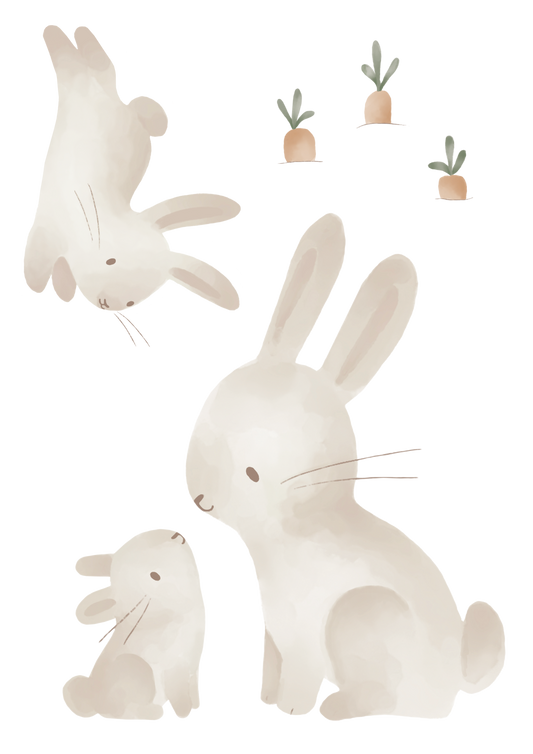 Little Dutch muurstickers "Baby Bunny"