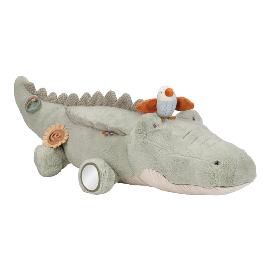 Activiteitenknuffel krokodil XL