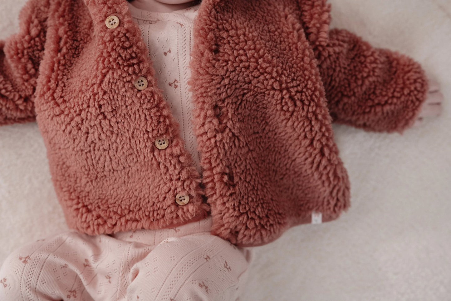 Teddy jasje roze