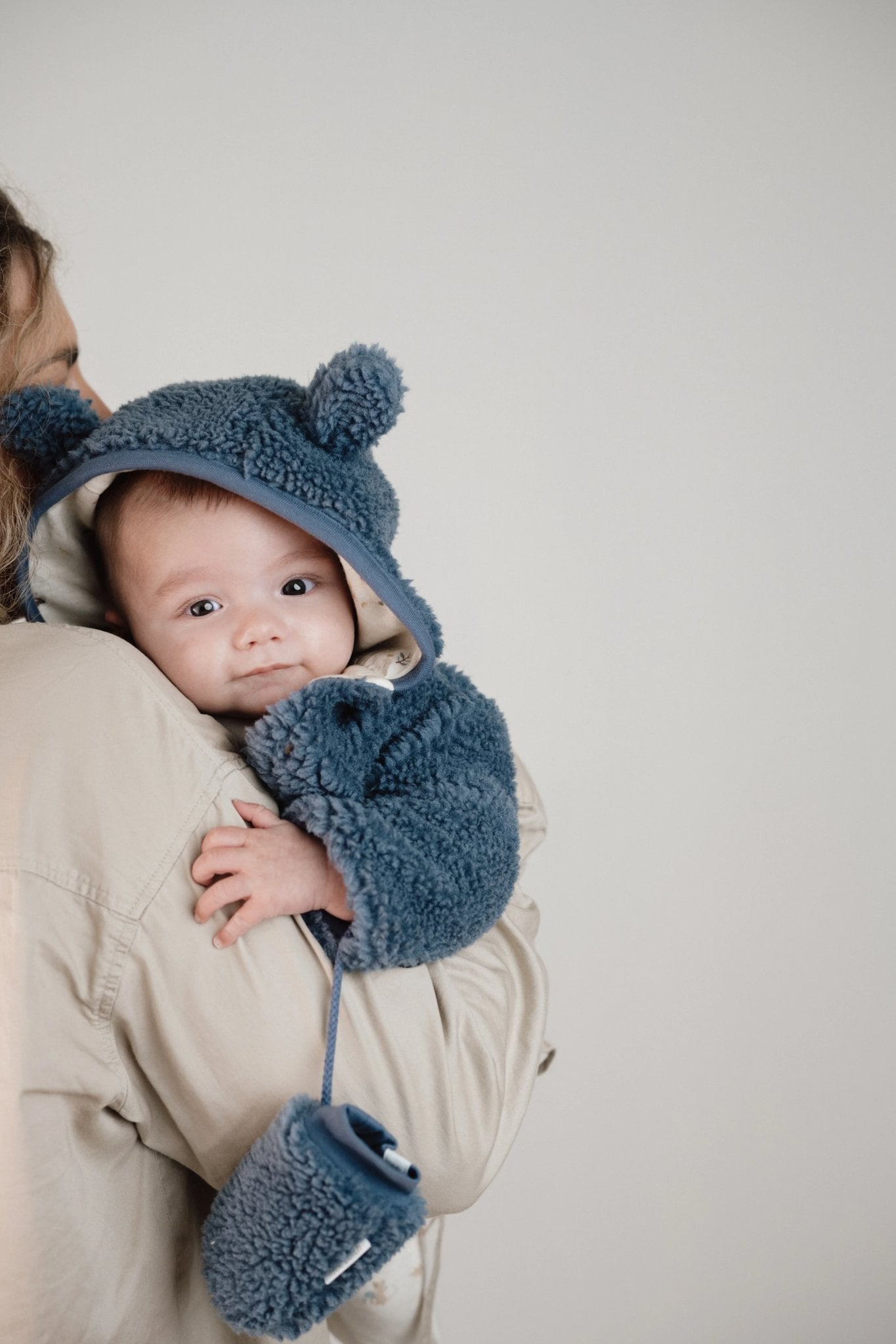 Teddy wanten blauw